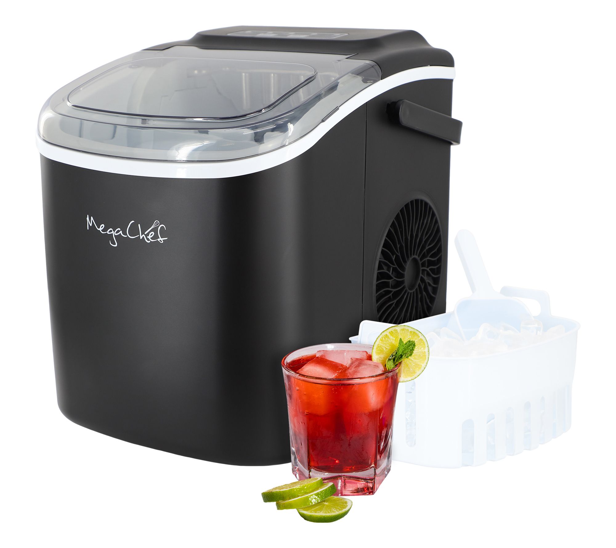 MegaChef 26lb Portable Bullet-Ice Maker