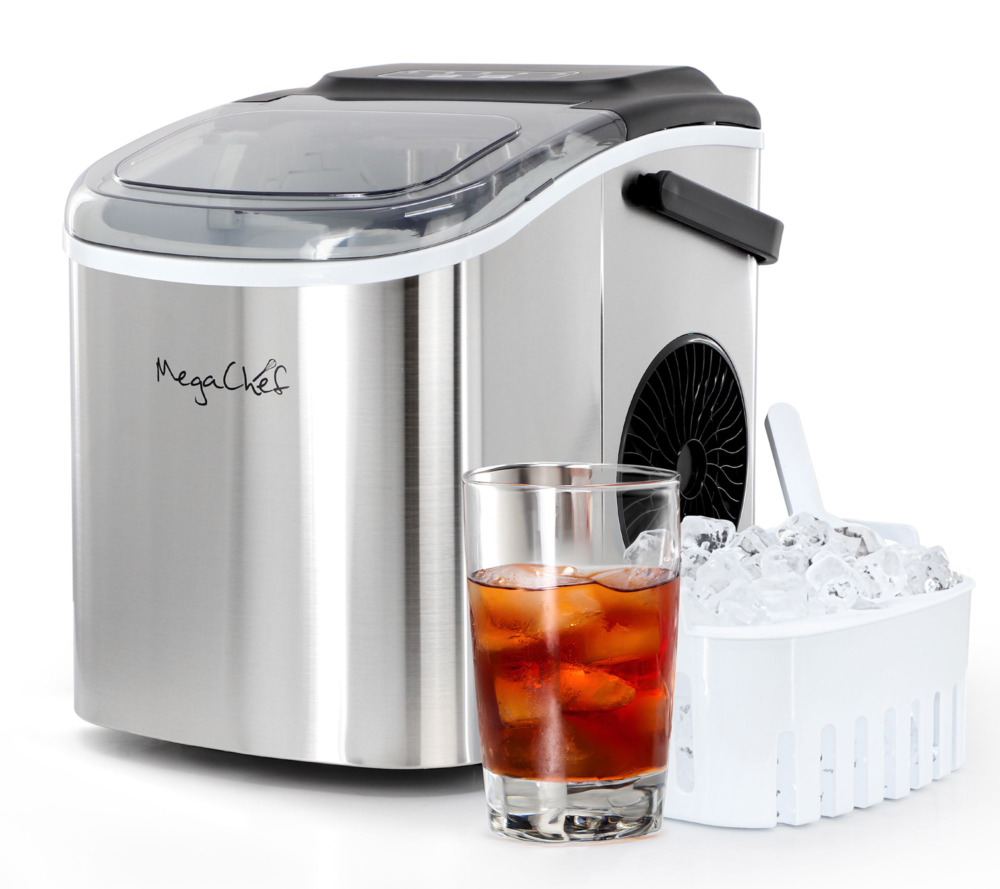 MegaChef 26lb Portable Bullet-Ice Maker