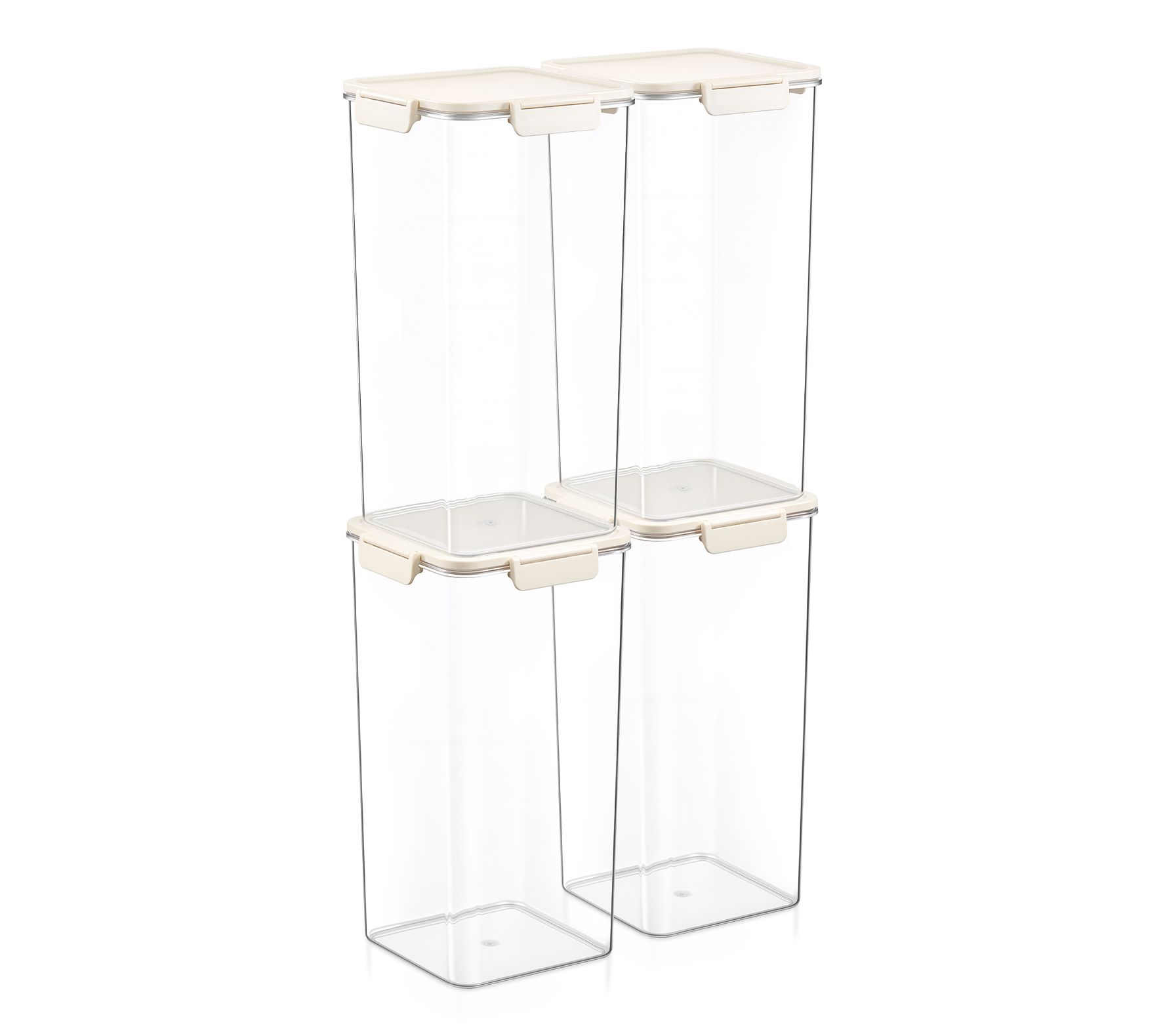 Sorbus Airtight Plastic Food Container Extra-Tall 12.6" - 4Pk