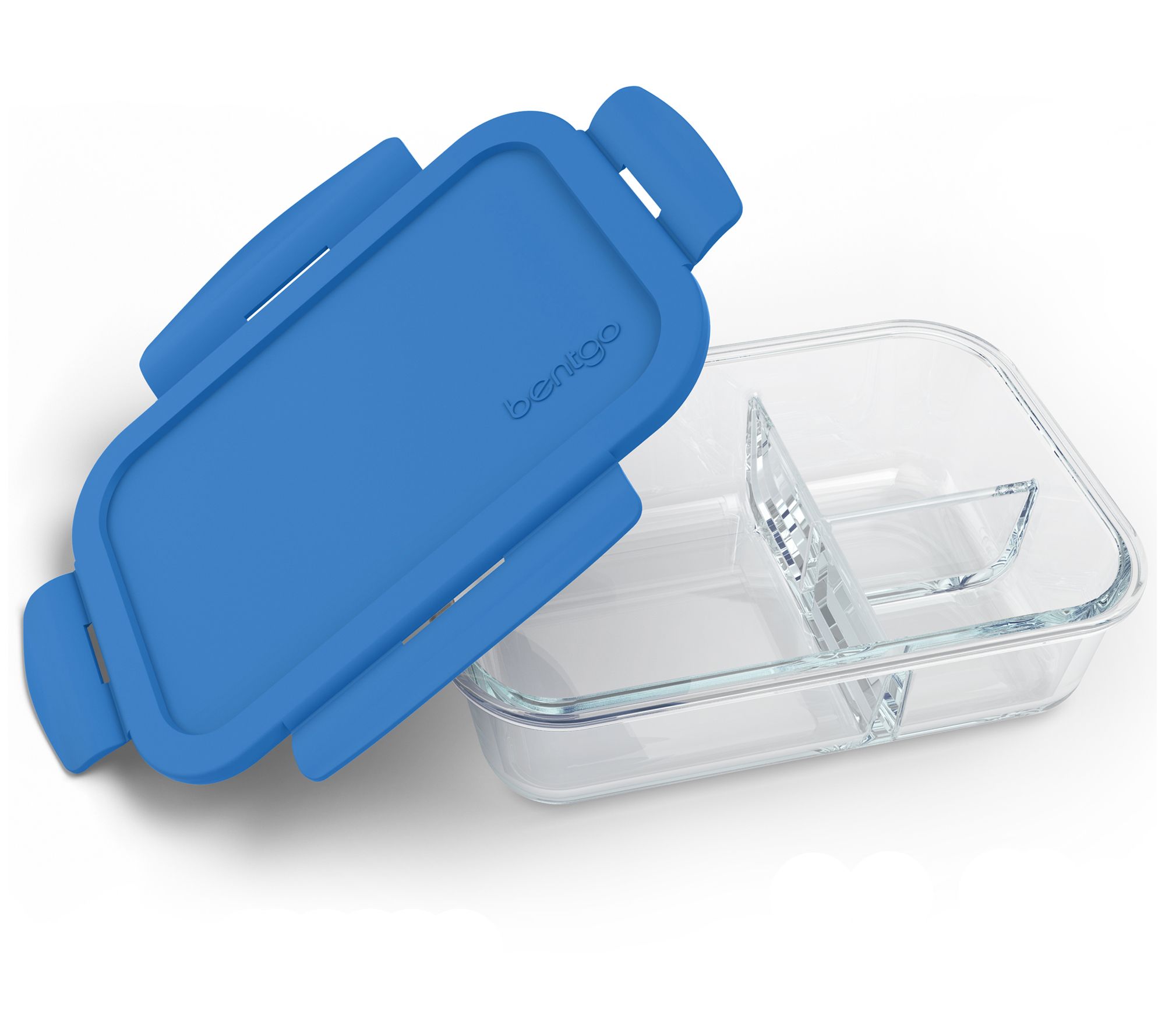 Bentgo 41oz Glass Leak-proof Lunch Box With Plastic Lid - Blue : Target