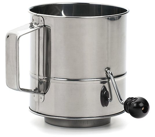 RSVP 3 Cup Crank Style Flour Sifter