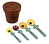 Young's Inc. 5 Piece Ceramic Sunflower Measurin g Cups, 1 of 1