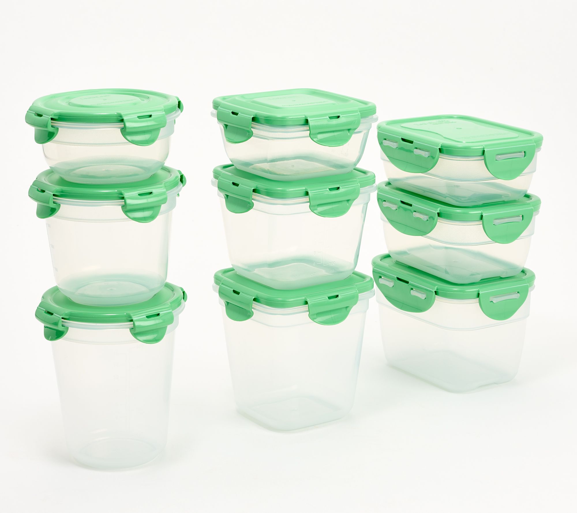 LocknLock 9-Piece Mini Nesting Multi-Shape Storage Set