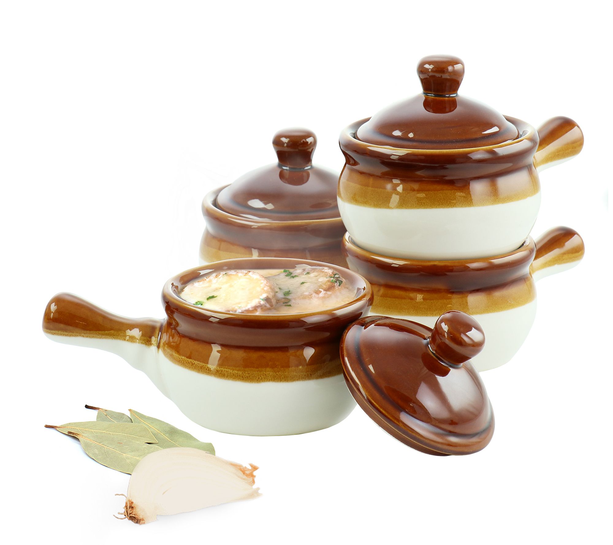 French onion soup bowl clearance set