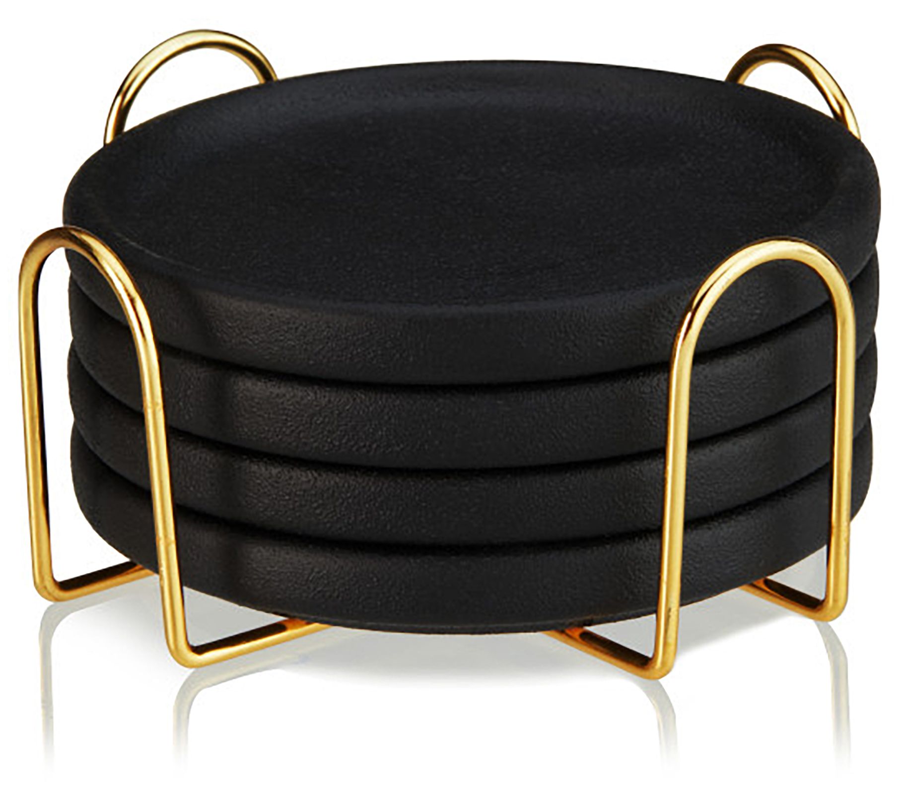 Viski Earthenware Coasters with Stand