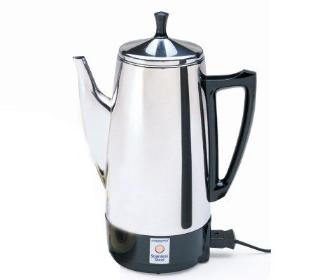 Presto 12 Cup Coffee Percolator, Stainless Steel