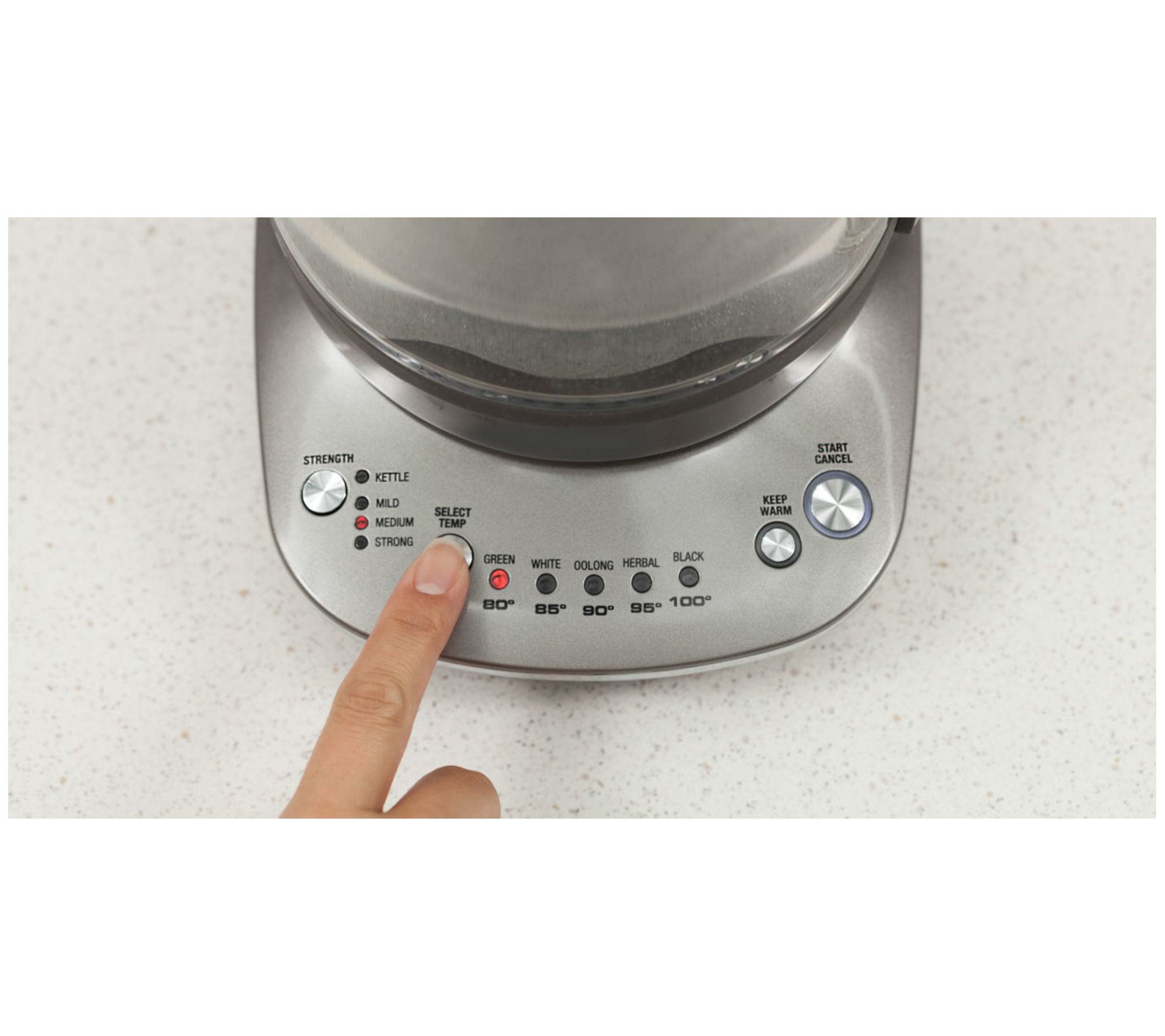 Breville IQ Kettle Pure, 5 Temperature Settings, Stainless Steel