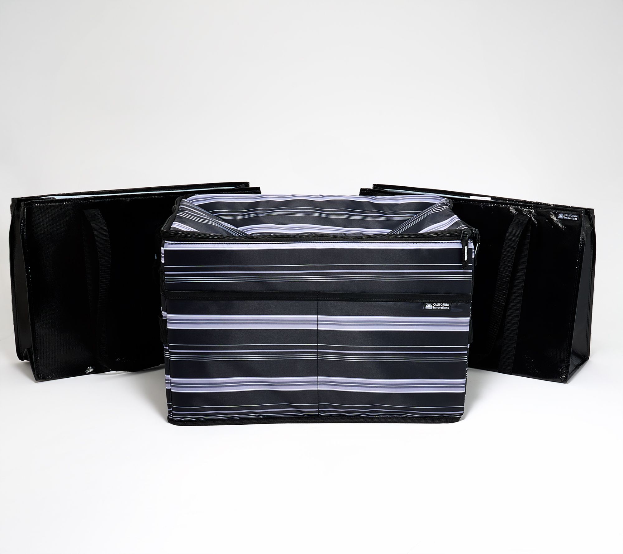 California Innovations Insulated Trunk Organizer w/ 2 Shopper Totes