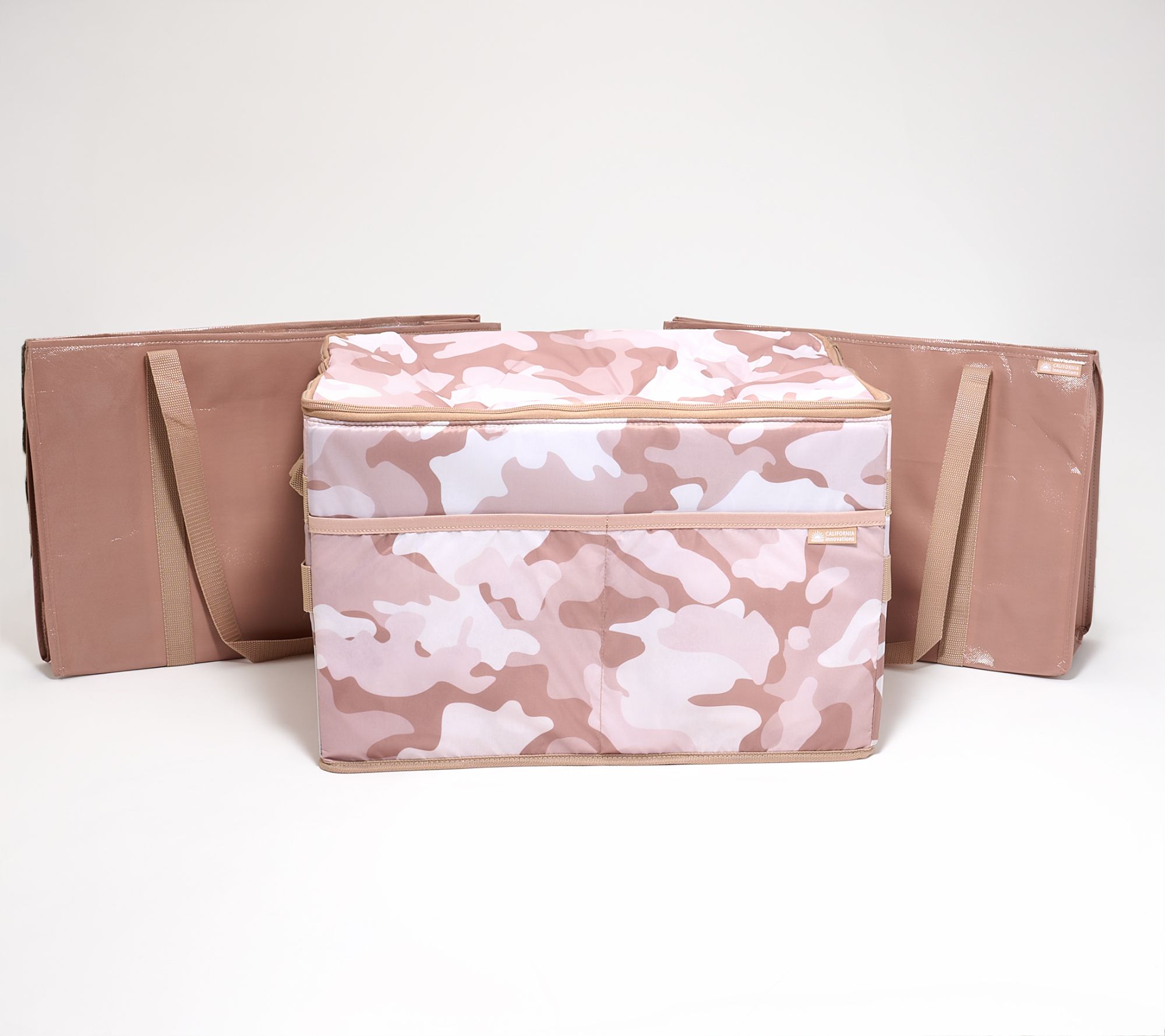 California Innovations Insulated Trunk Organizer w/ 2 Shopper Totes