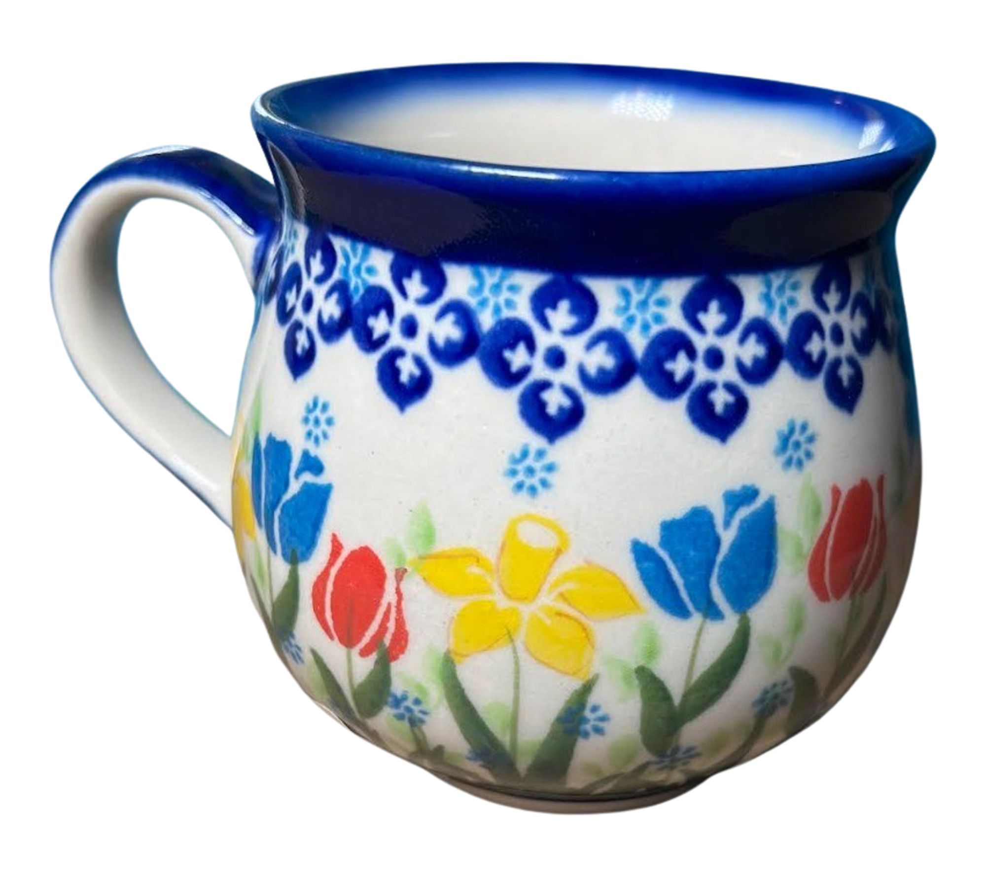 Lidia's Polish Pottery Small 7 ounce Bubble Mug