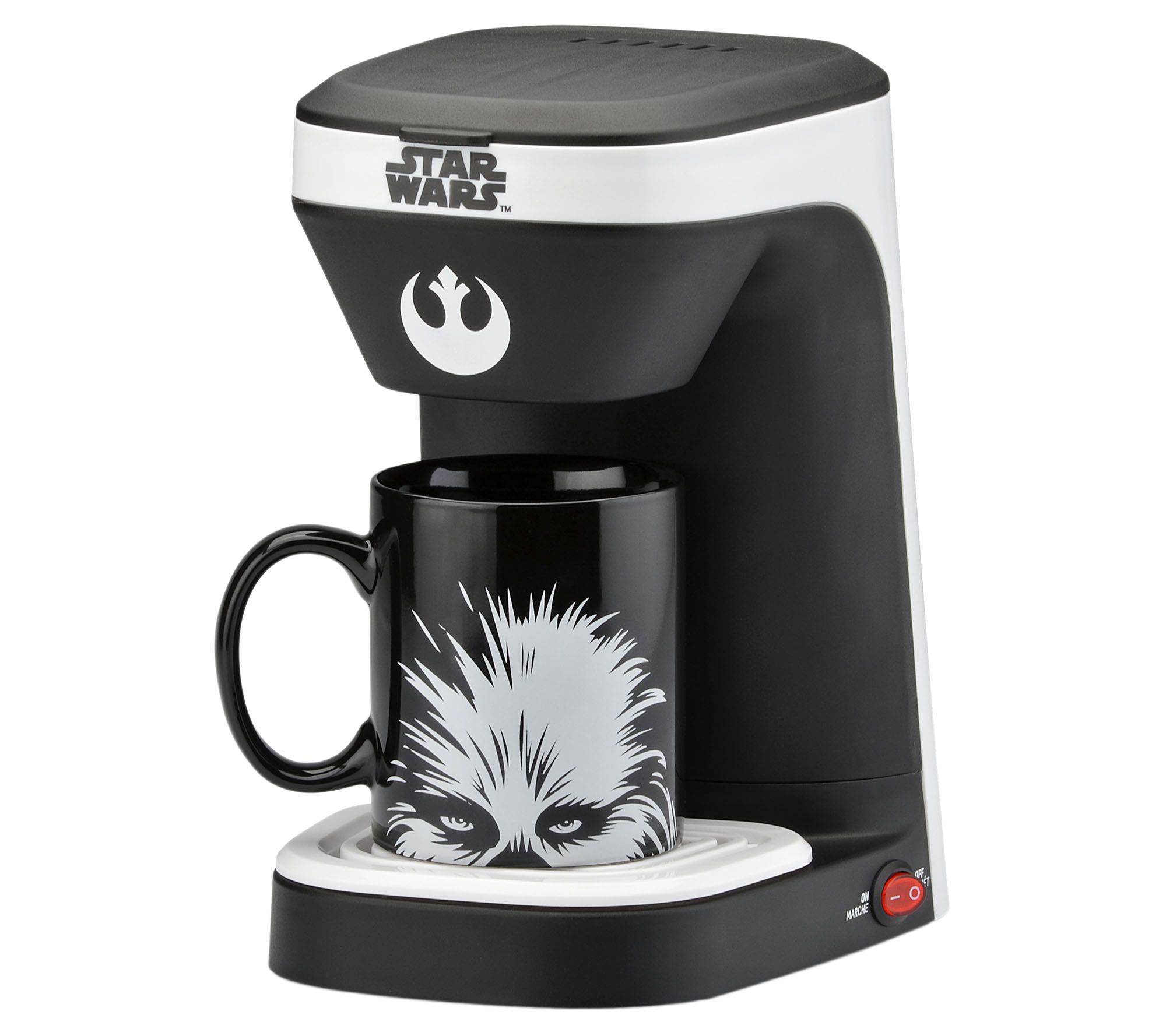 Uncanny Brands Star Wars Mandalorian Inline Coffee Maker Set 
