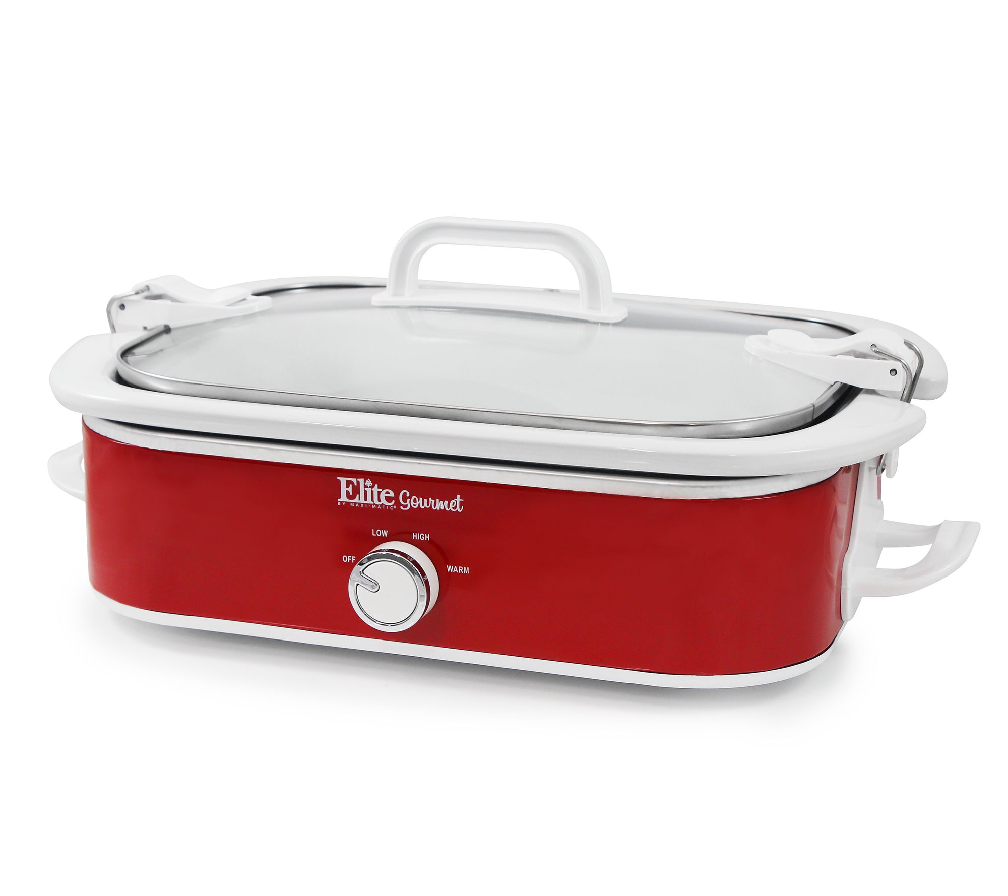 Elite MST5240 3.5Quart Slow Cooker with Locking Lid