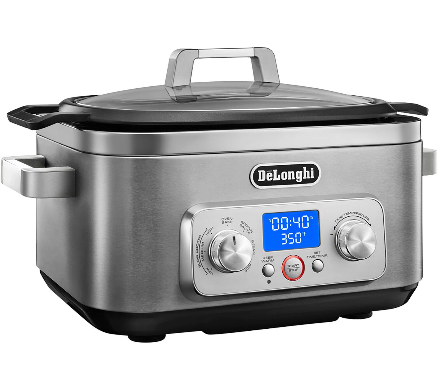West Bend 6 Qt. Oval Slow Cooker in Silver