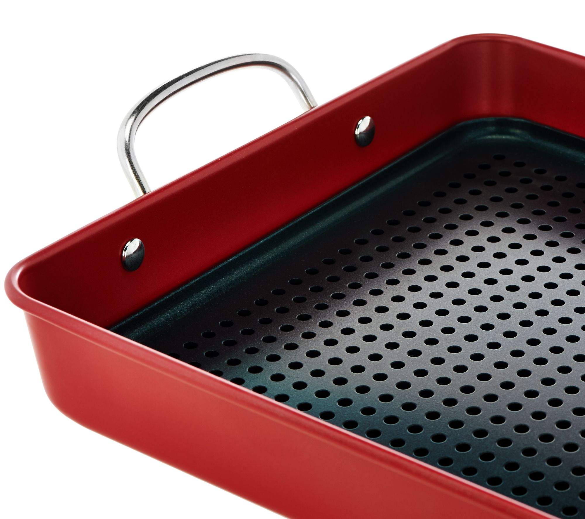 Cook's Essentials 3pc BBQ Grill Pan with Removable Nonstick Plates