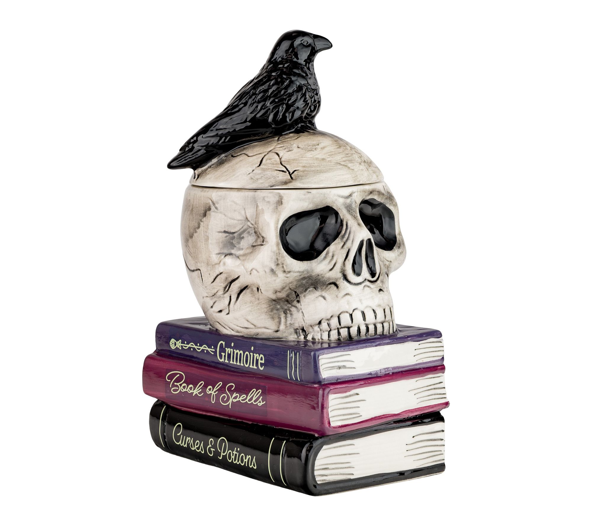  10 Strawberry Street The Ravenâ  s Study Skull Canister