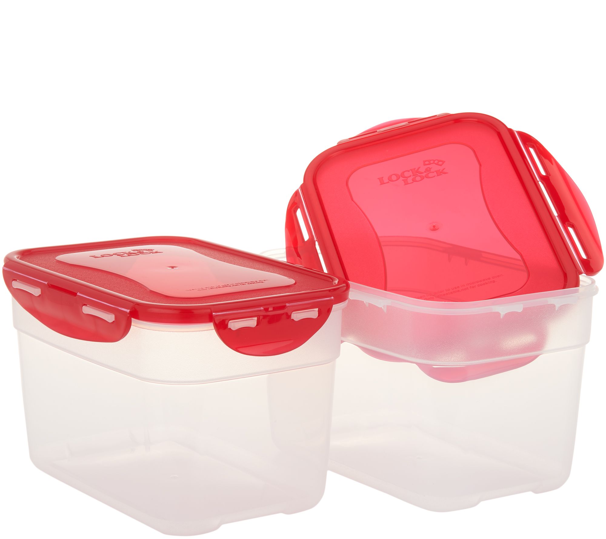 Lock & Lock 6-piece Nestable Rectangle Storage Set - QVC.com