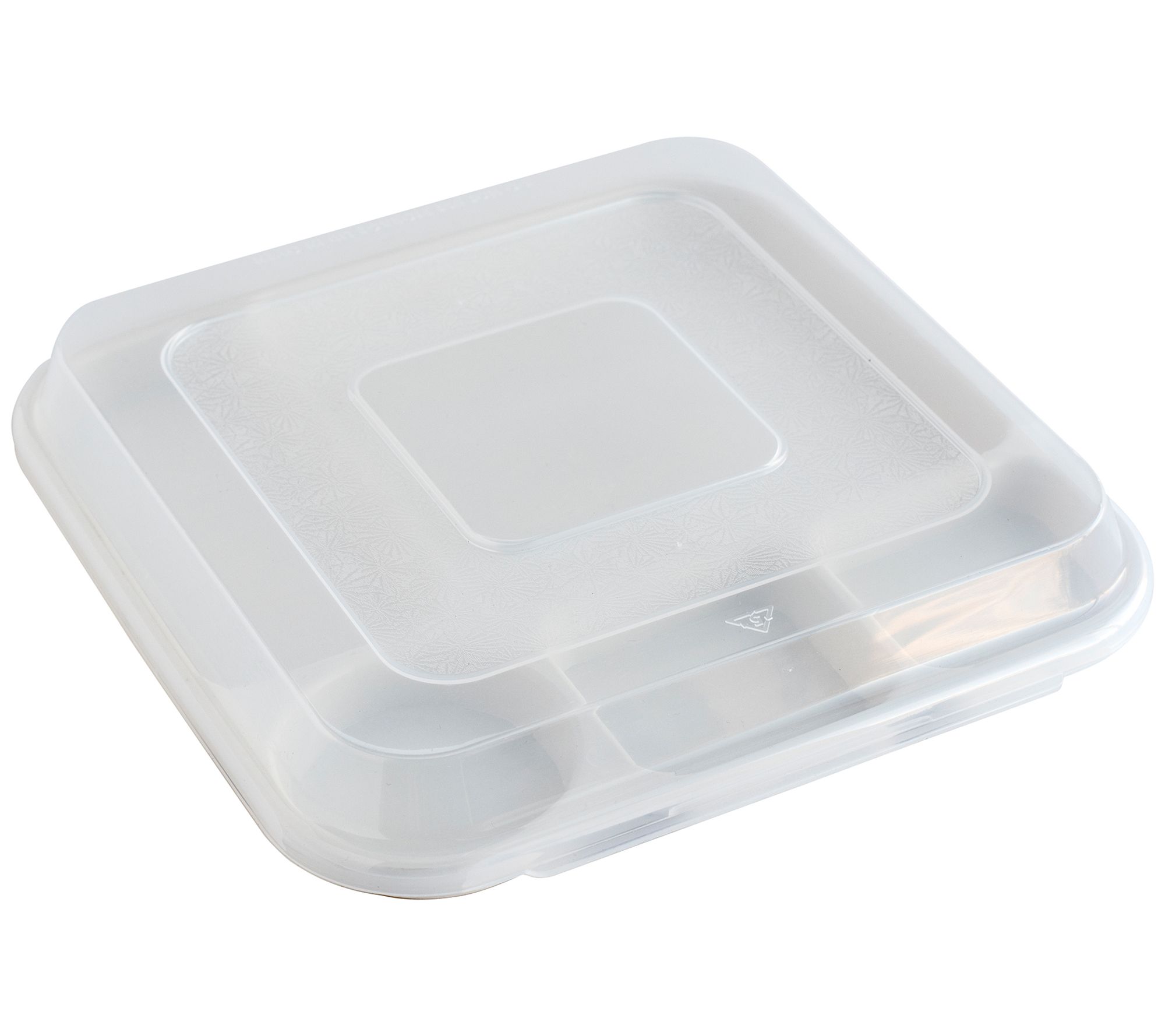 Nordic Ware Divided Dinner Tray with Cover - QVC.com