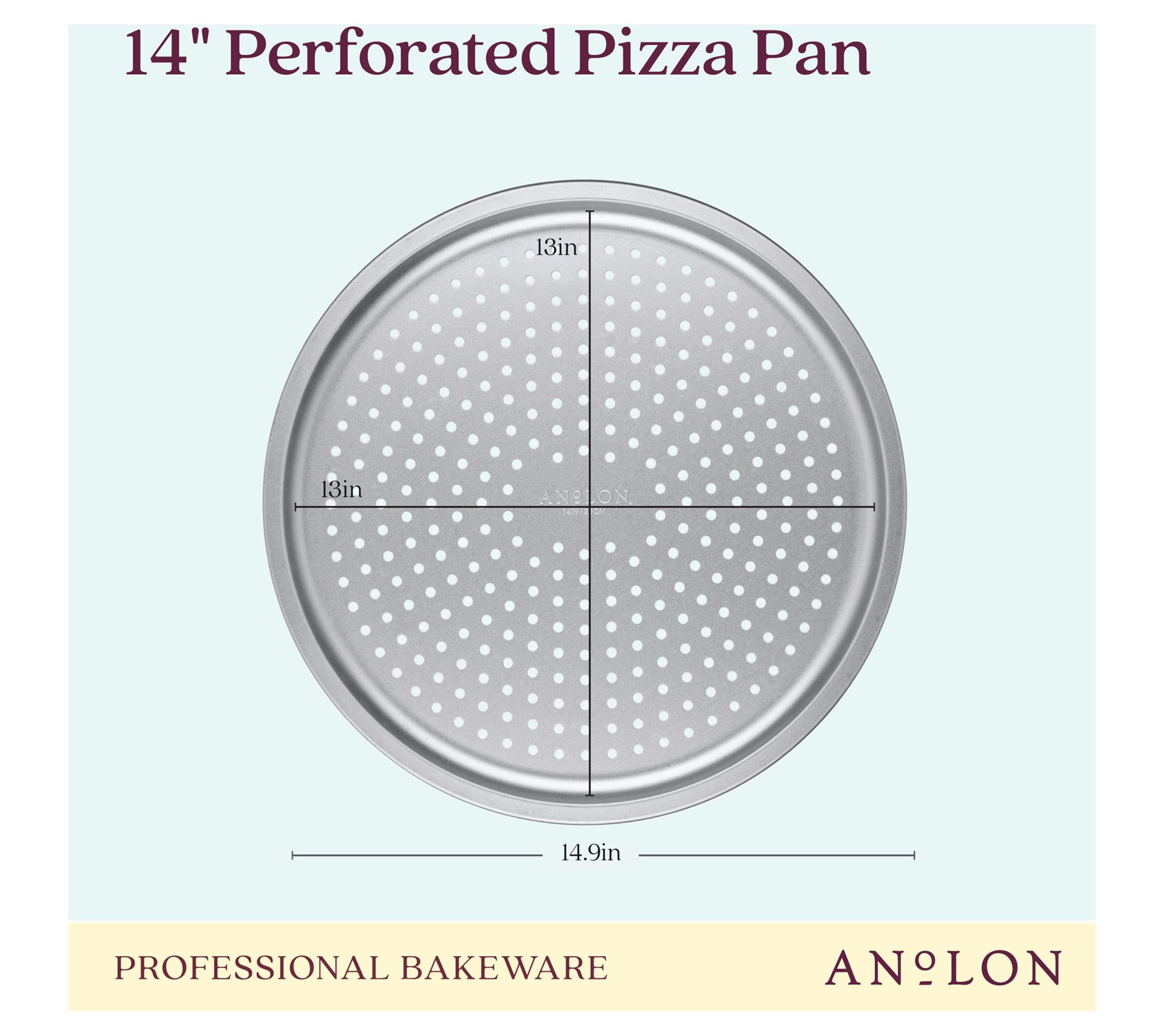 Anolon Pro Bake Bakeware Aluminized Steel Round Cake Pan, 9-Inch, Silver