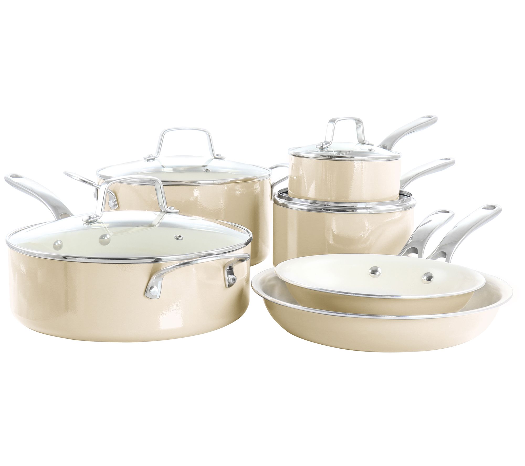 Martha Stewart Lockton Premium 10-Piece Enameled Set