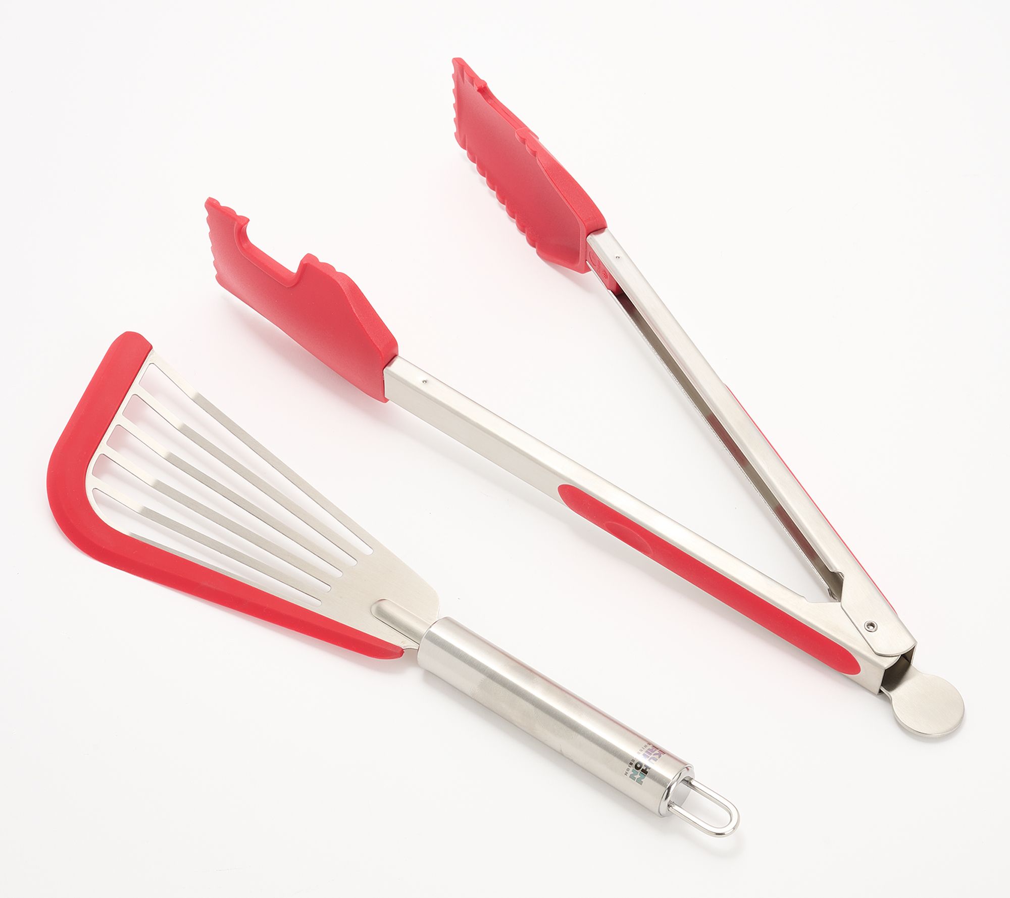 Kuhn Rikon Stainless Steel Essential Tong and Spatula Set