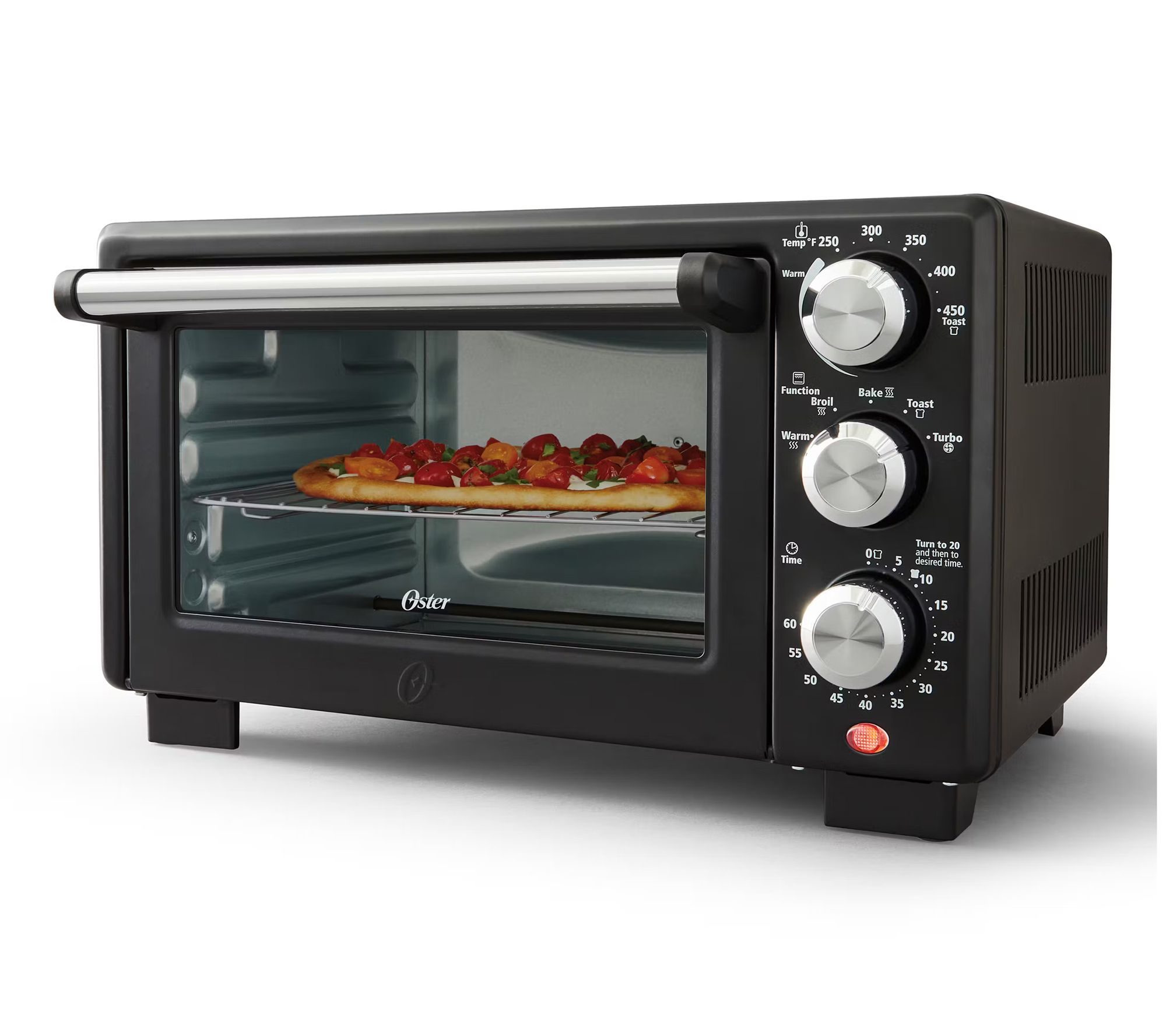 Oster 5-in-1 Function 4 Slice Countertop Convection Oven - QVC.com