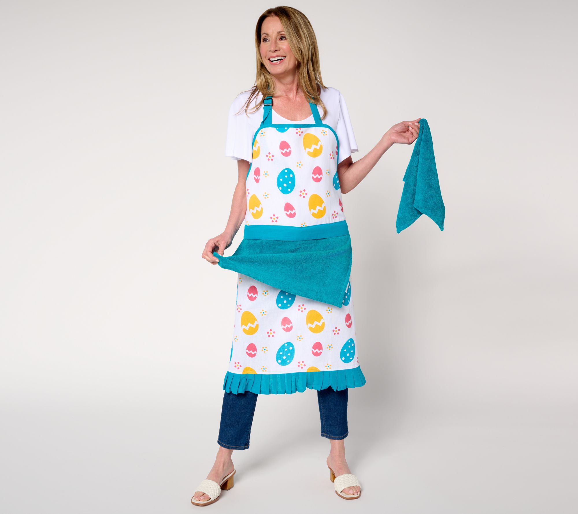 Temp-tations Special Edition Apron with 2 Dish Towels
