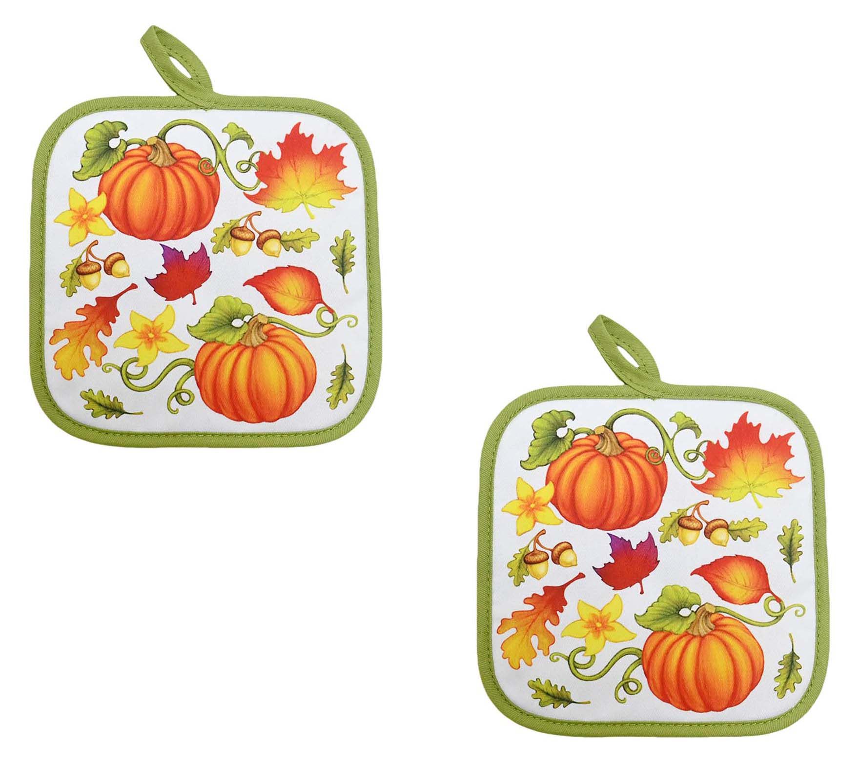Temp-tations Seasonal Set of (2) 7"x7" Trivets