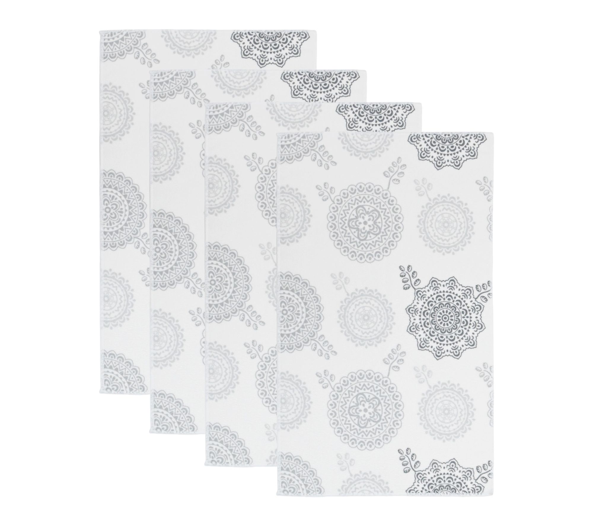 Temp-tations Seasonal Set of (4) Microfiber 15"x25"Towels