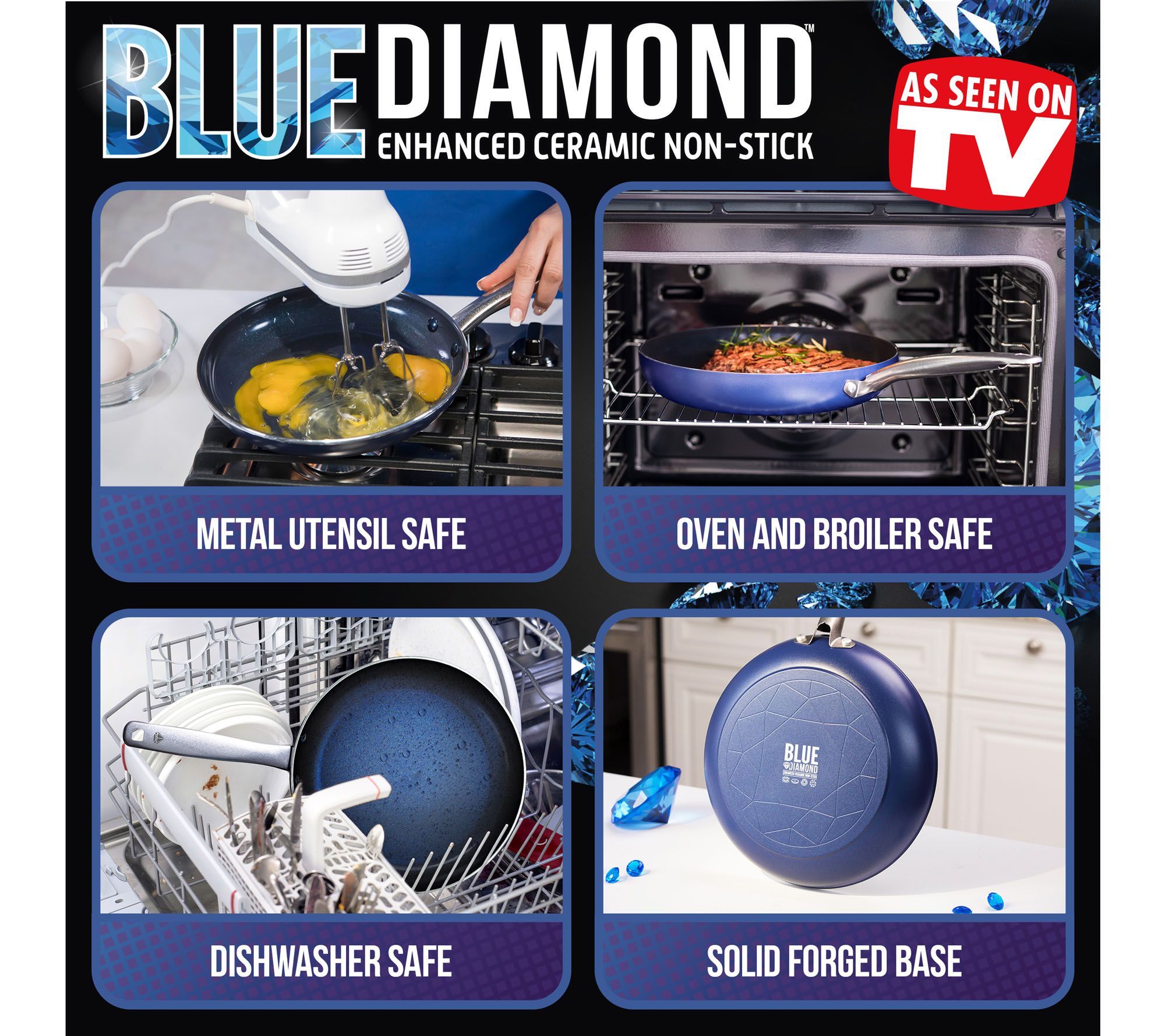 Blue Diamond 11 Nonstick Ceramic Griddle