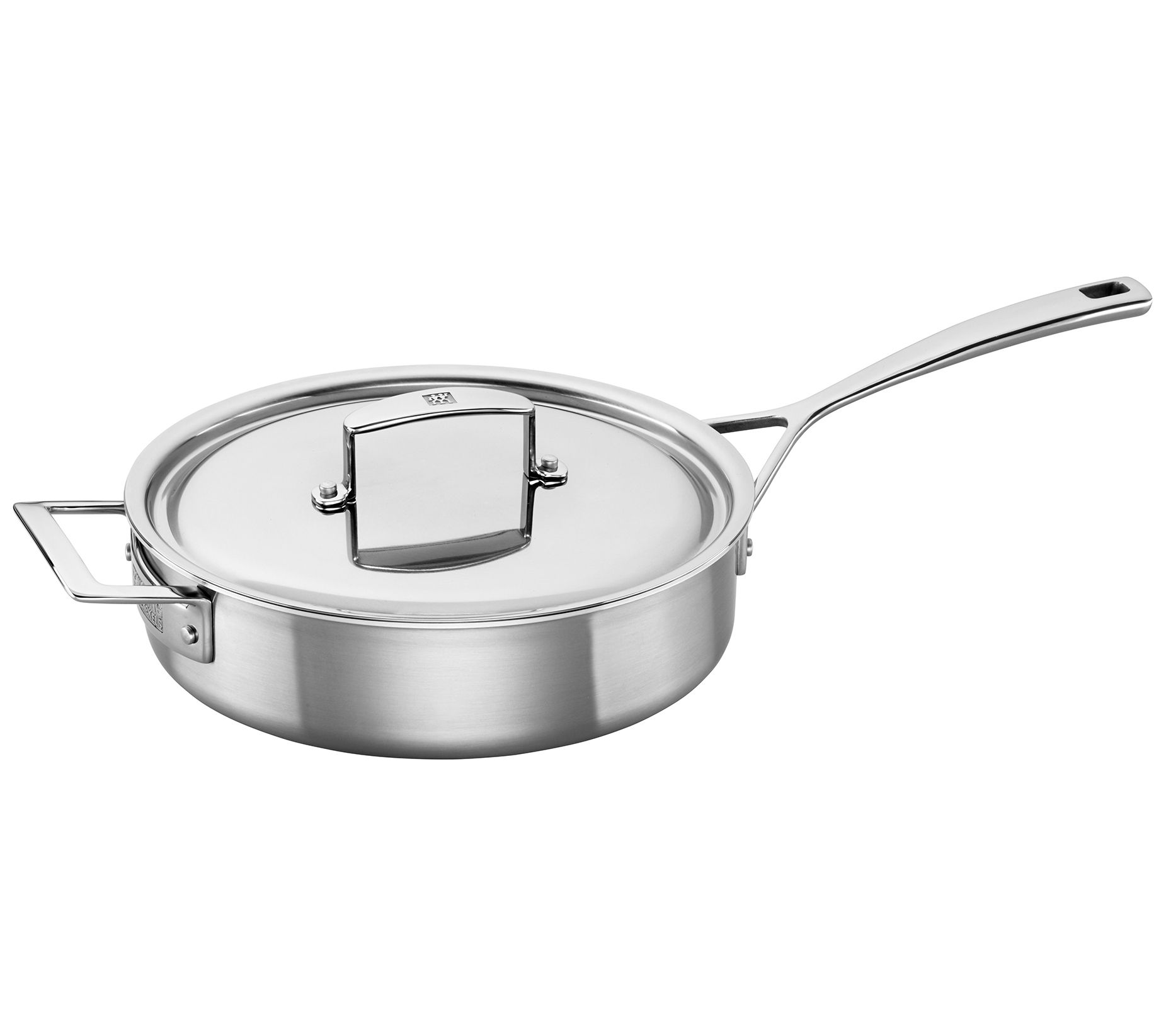ZWILLING Aurora 5-Ply 3-qt Stainless Steel Saute Pan - QVC.com