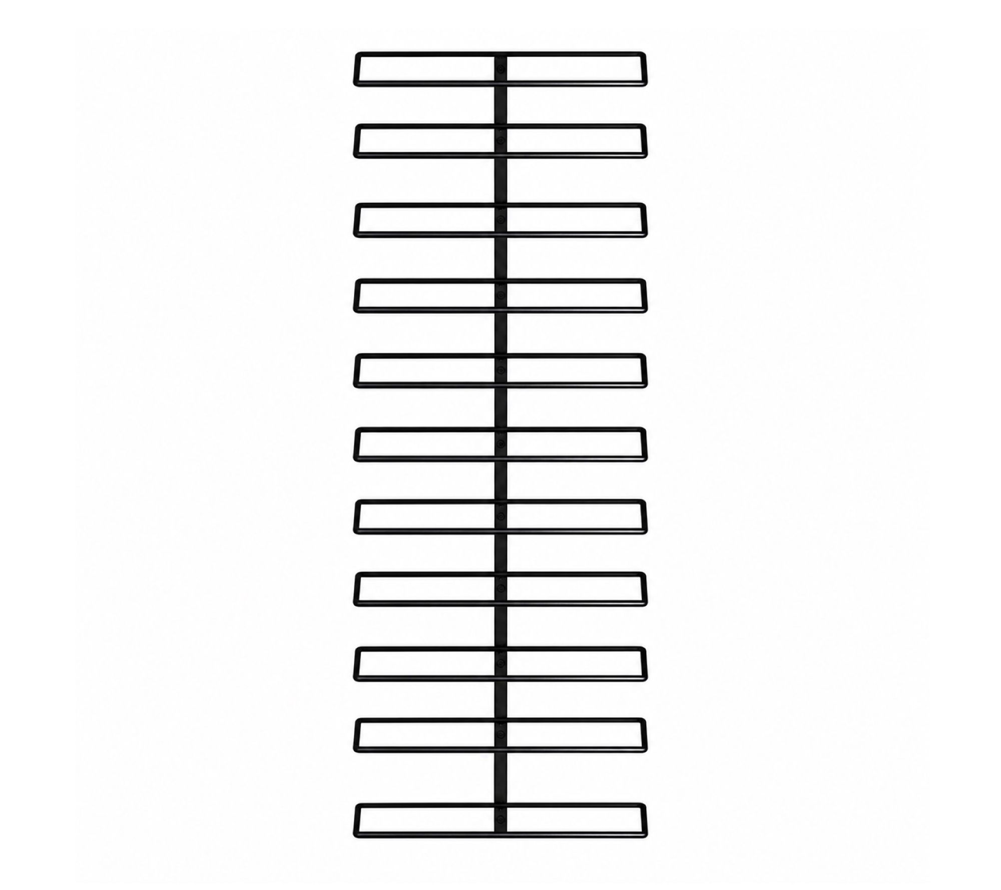 Sorbus Black Metal Wine Rack Bottle Holder