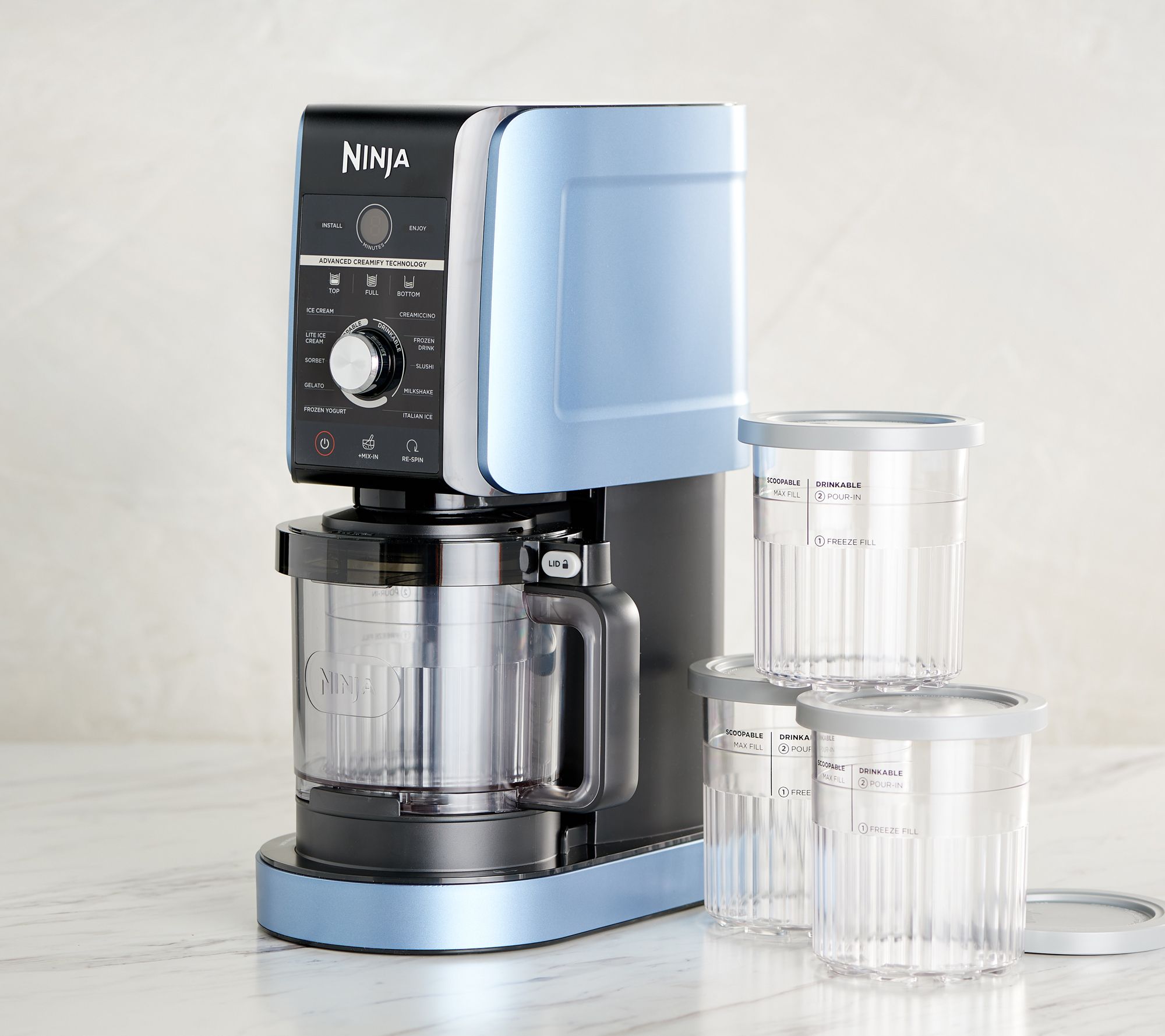 Ninja CREAMi Deluxe 11-in-1 Frozen Treat Maker w/ Extra