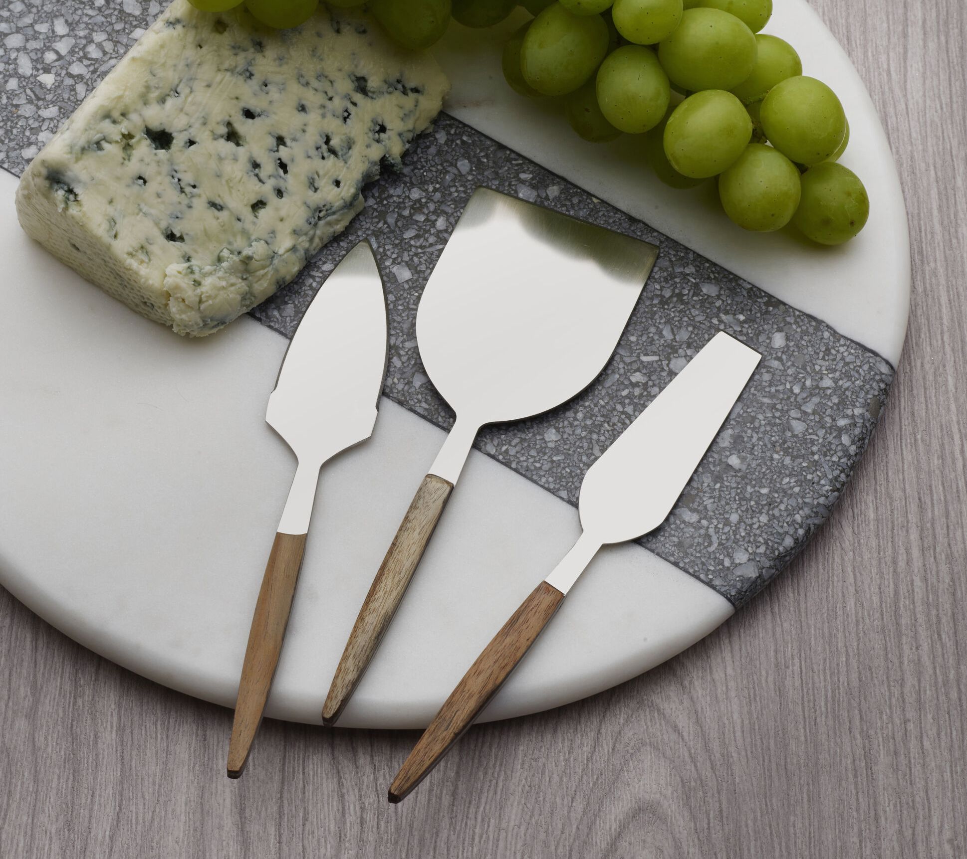Marble Cheese Knives, Set of 3 + Reviews