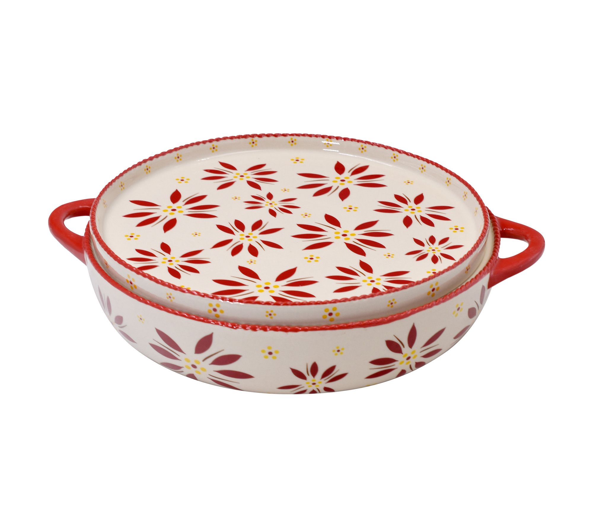 Temp-tations Old World 3.5-qt Casserole with Deep Dish Lid