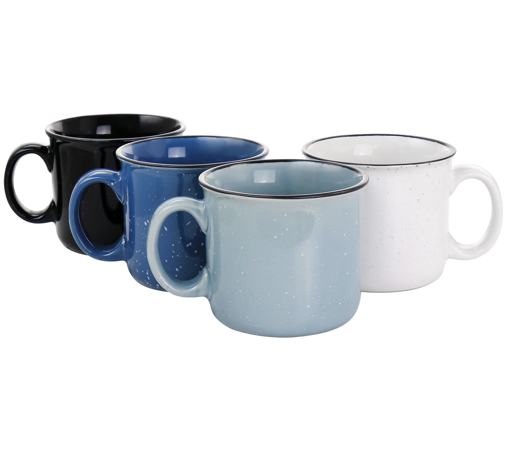Mr. Coffee Prime Valley 4-Piece 15 oz. Stackable Coffee Mug Set in