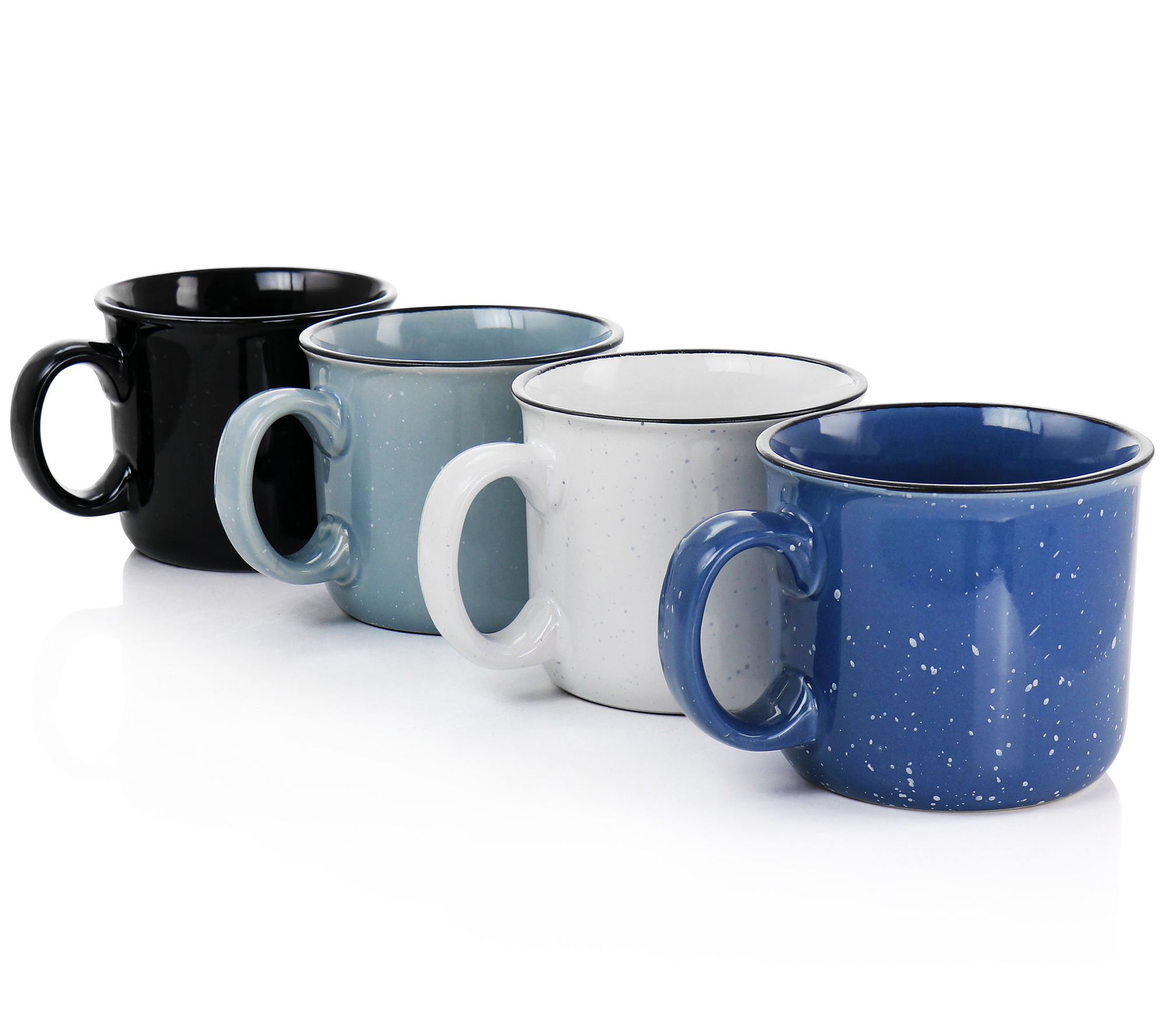 Mr. Coffee 12 Piece 3oz Stoneware Espresso Cup and Saucer Set in Assorted  Colors