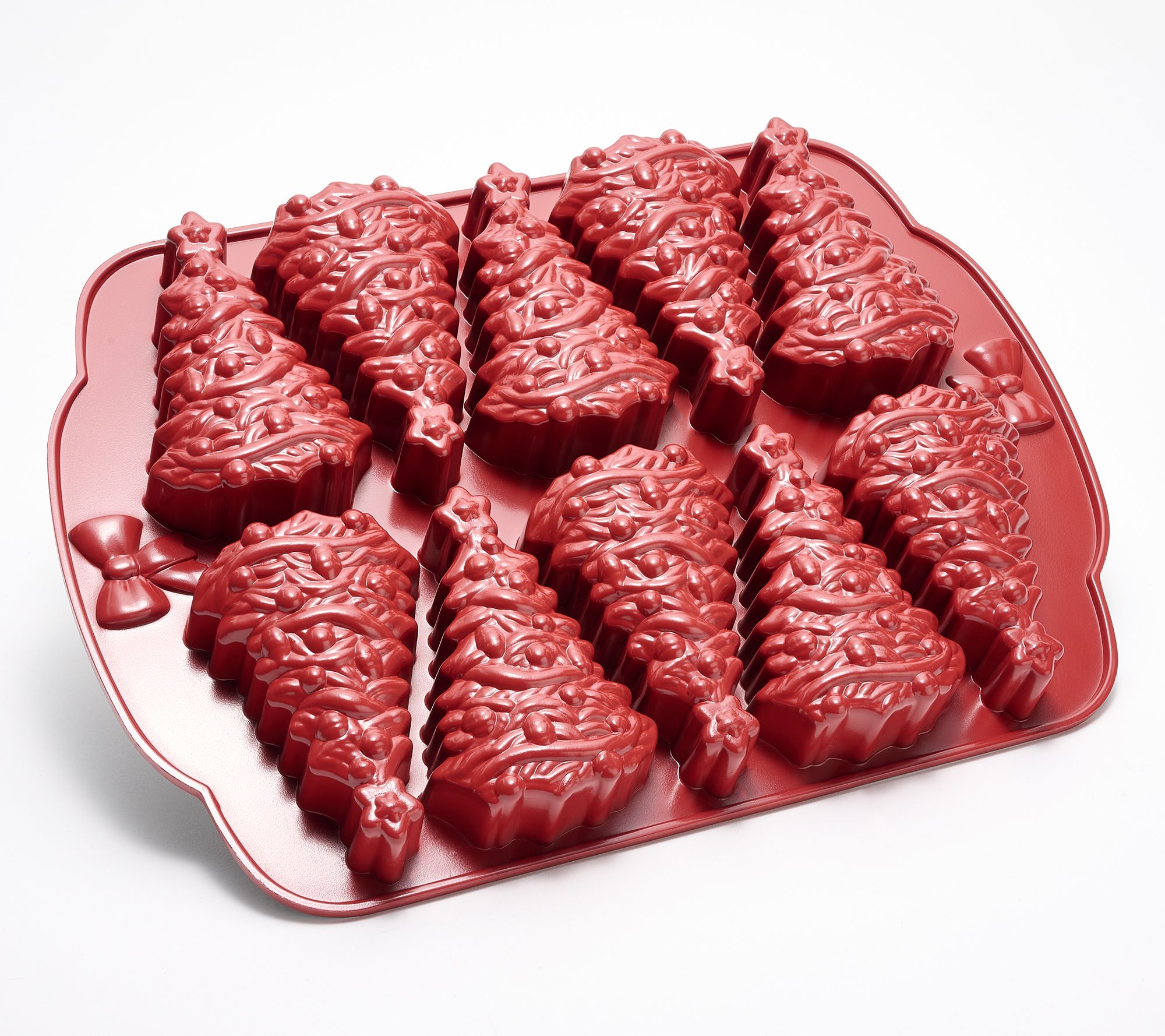 Good Housekeeping Christmas Tree 10-Compartment Cakelet Pan