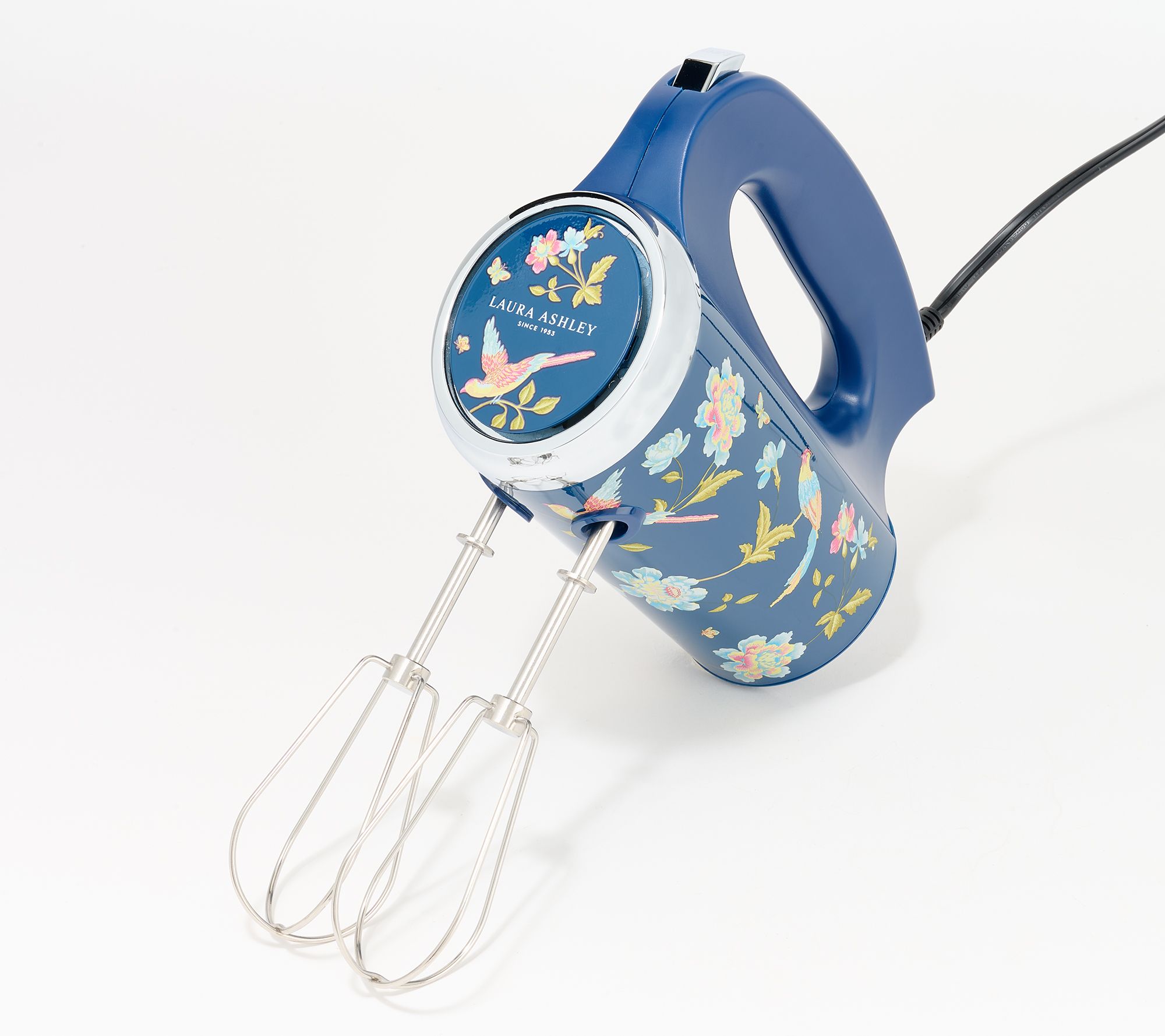 Laura Ashley 5-Speed Portable Hand Mixer & Storage Bag