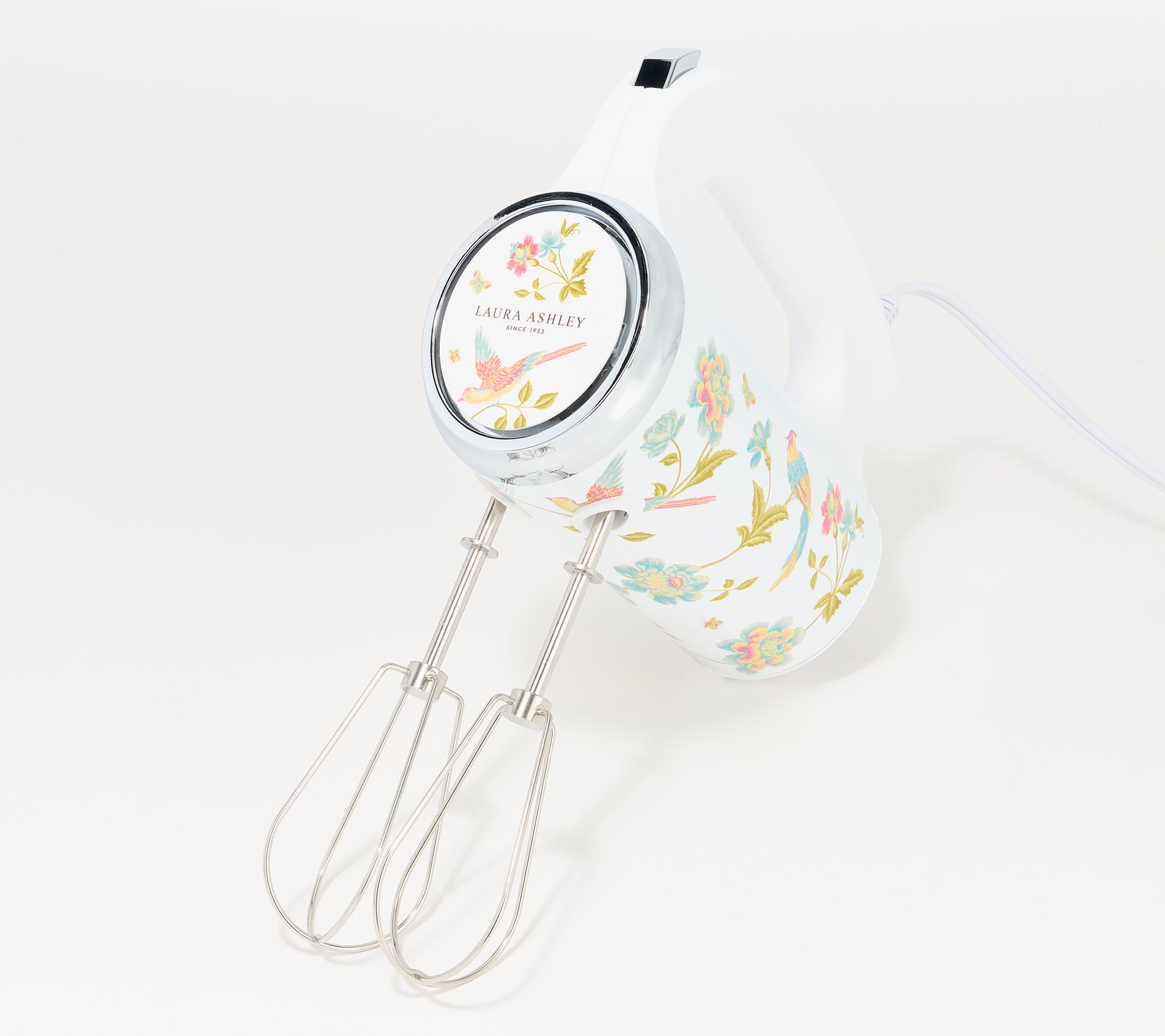 Laura Ashley 5-Speed Portable Hand Mixer & Storage Bag