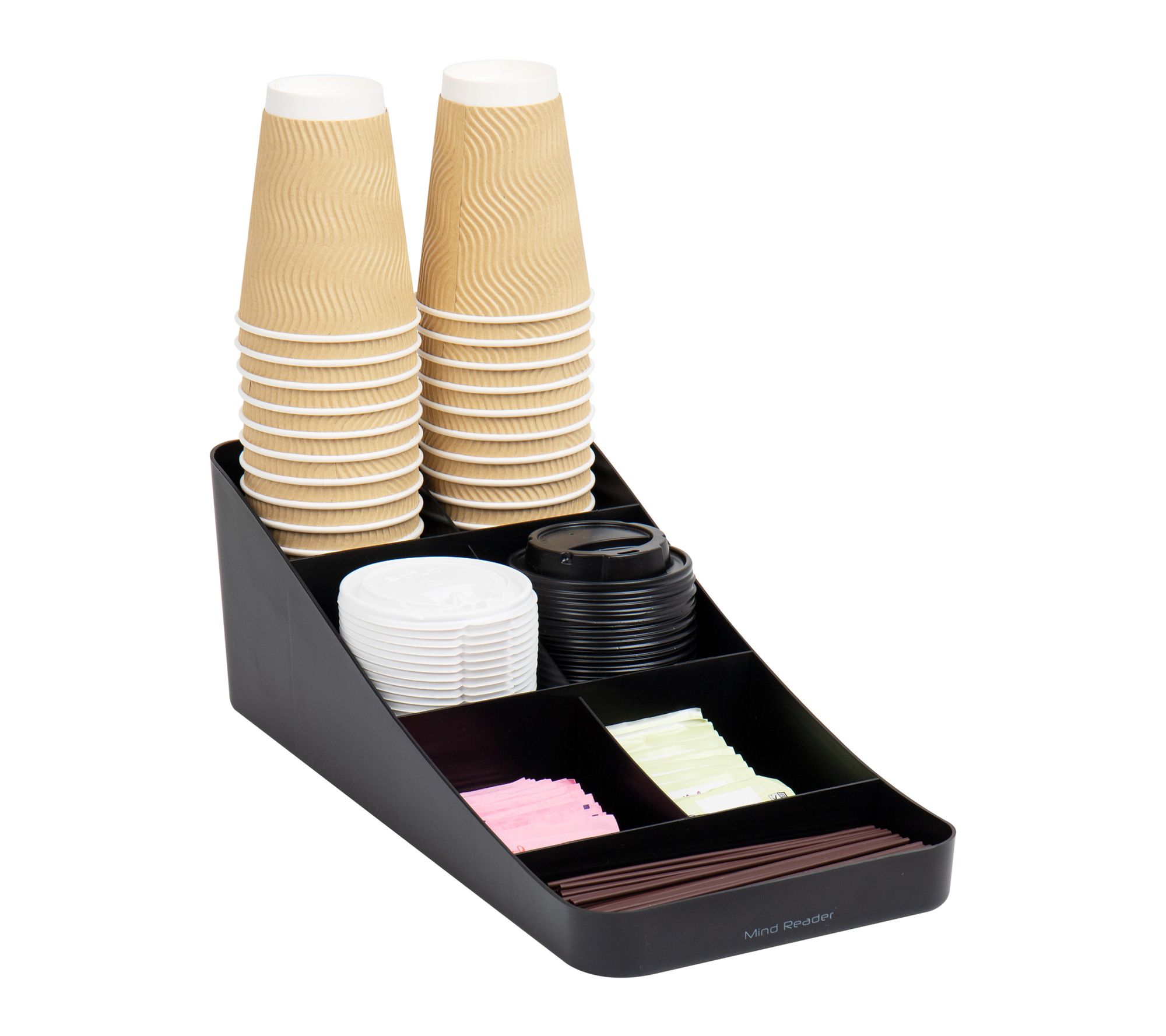 Mind Reader Cup and Condiment Station, Countertp Organizer
