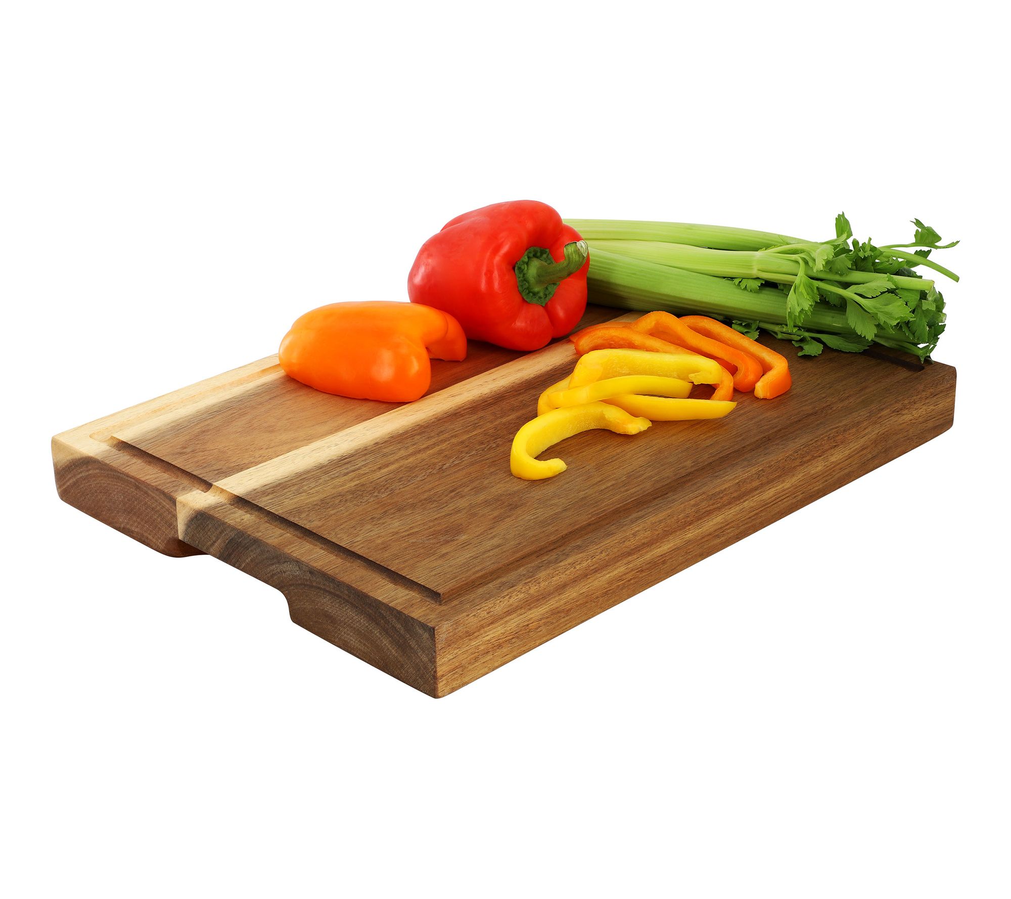 MegaChef 15.5 x 12in Acacia Wood 1.5in CarvingCutting Board