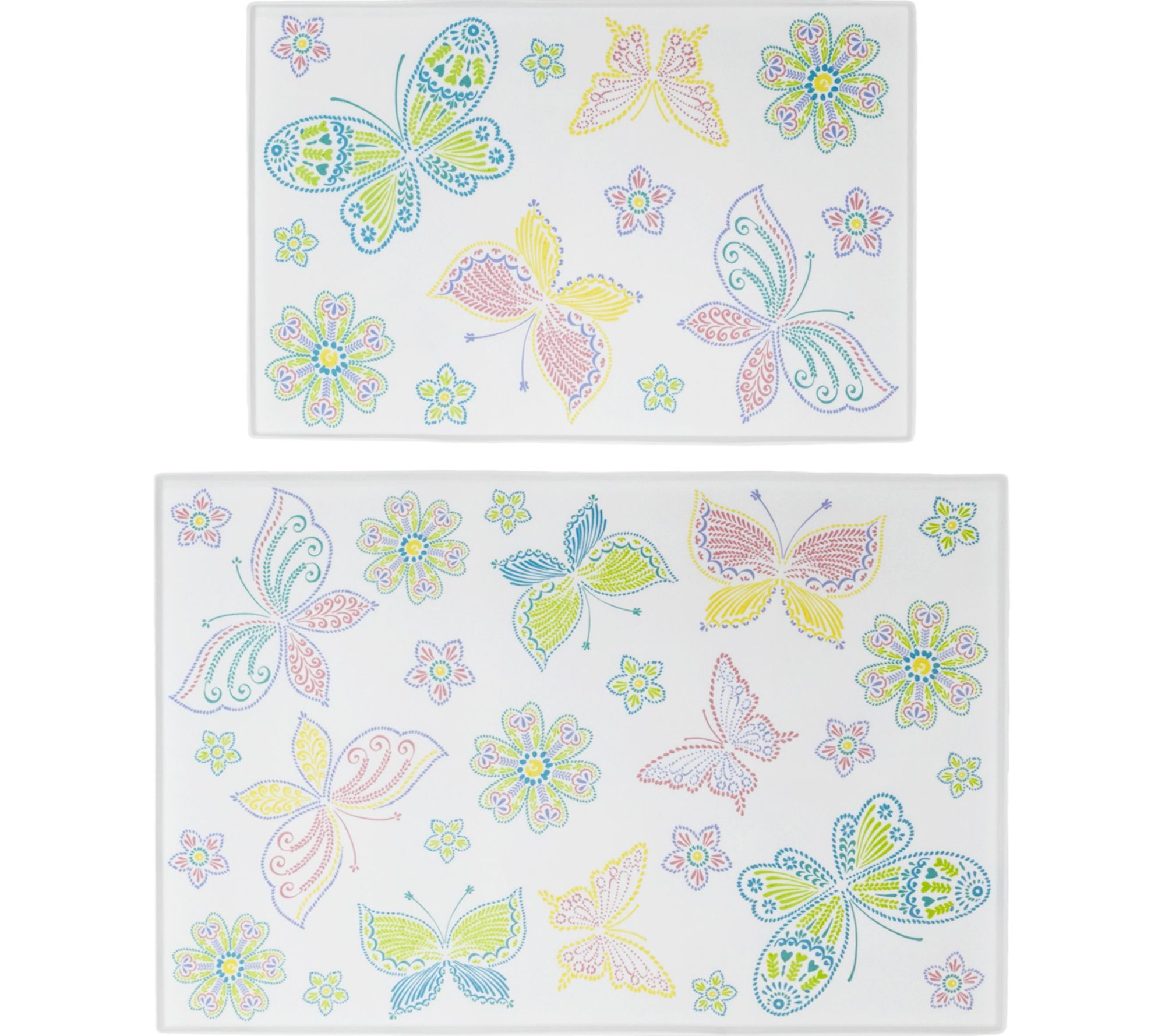 Temp-tations Seasonal Set of 2 Silicone Kitchen Mats