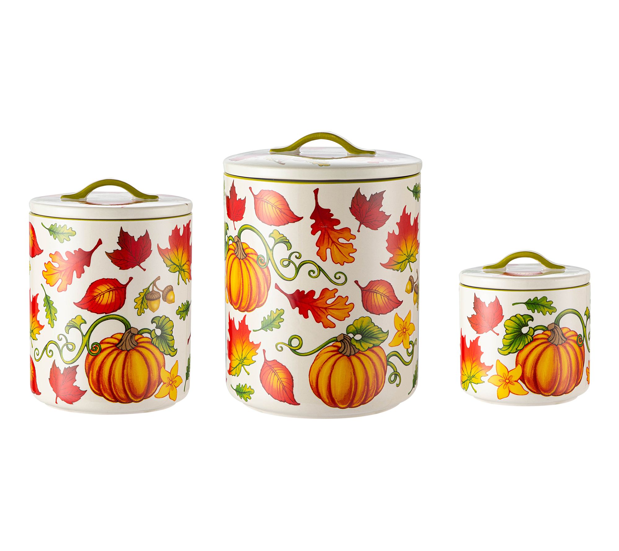 "As Is" Temp-tations Set/3 Nesting Canisters with Silicone Seals