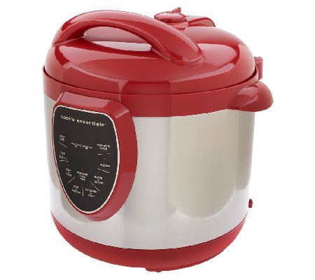 CooksEssentials 8 qt. Digital Stainless Steel Pressure Cooker 
