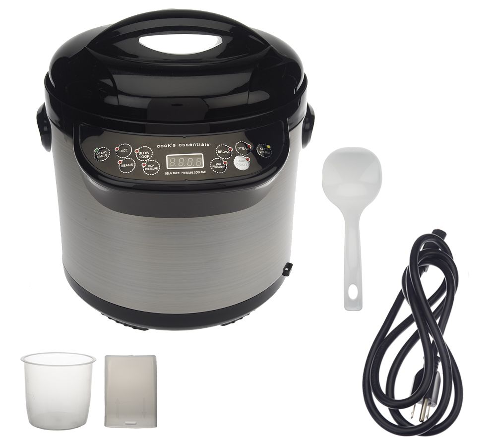 Cook's Essentials 6 Quart Programmable Electric Pressure Cooker