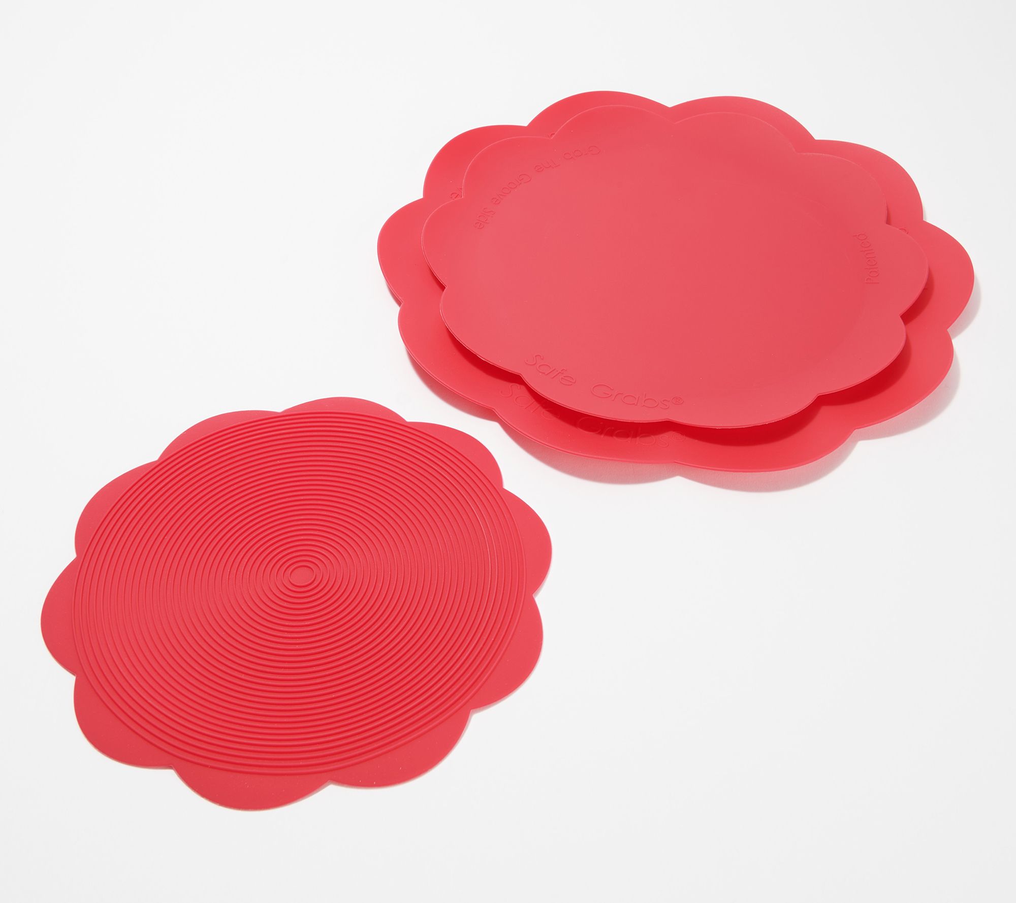 Micro Easy Grab Set of 2 8-in-1 Silicone Microwave Pads on QVC 