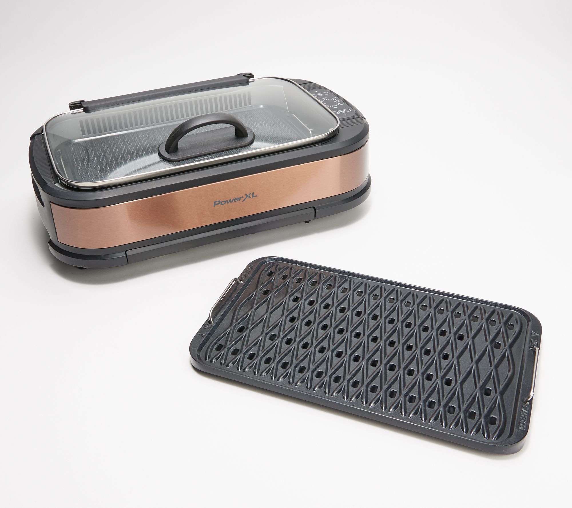 Powerxl 1500W Smokeless Grill Pro With Griddle Plate 86 - c20q58n