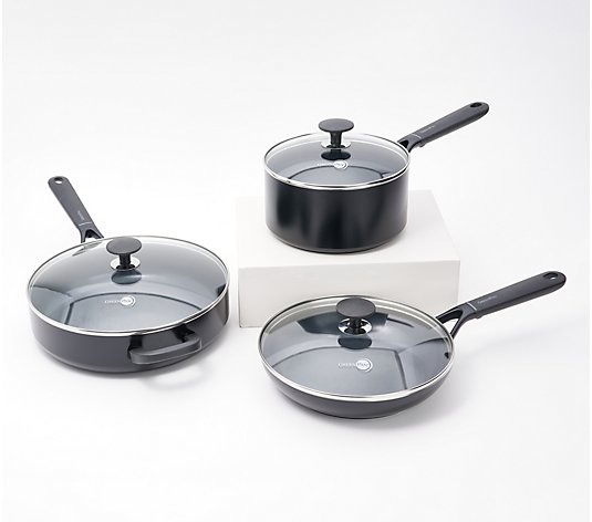 GreenPan Design Series 6-Piece Ceramic Nonstick Cookware Set