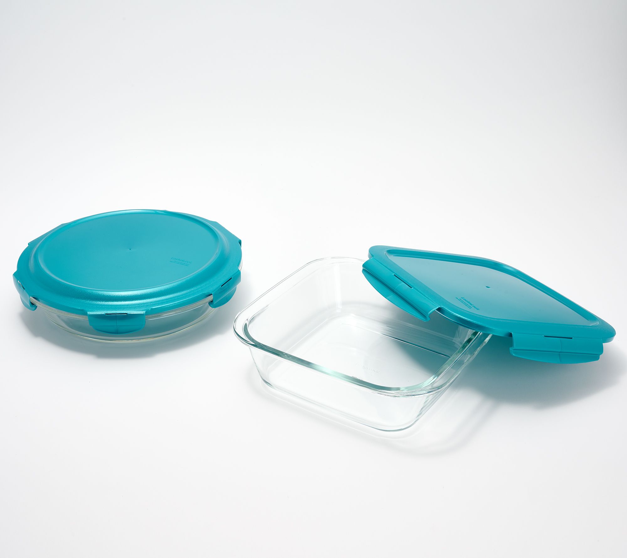 LocknLock Glass 9x9 & Pie Dish Bakeware Set w/ Lids