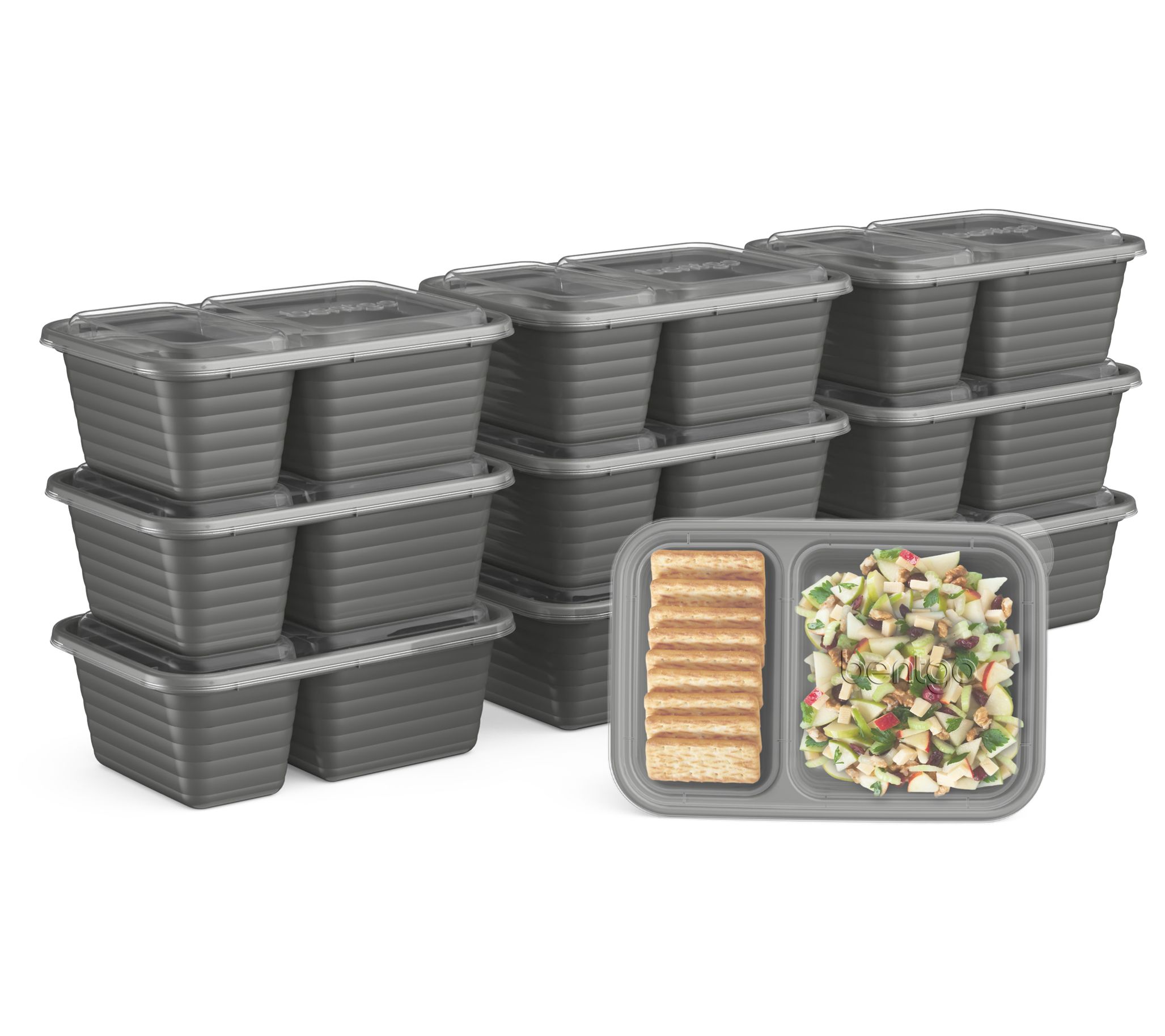 Bentgo 20pc Prep 2 Compartment Snack ContainerSet